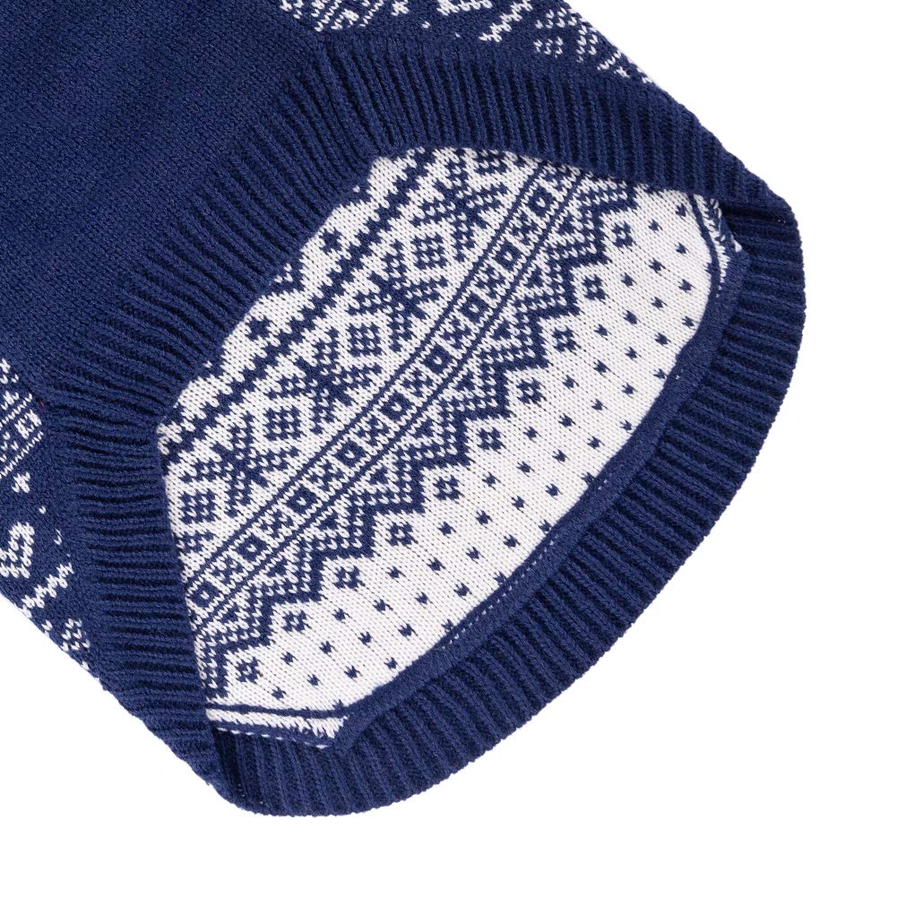 HOMIMP Argyle Dog Sweater - Warm Winter Coat for Small, Medium & Large Dogs, Ugly Puppy Sweater, Soft Coat, Pet Clothing for Boy