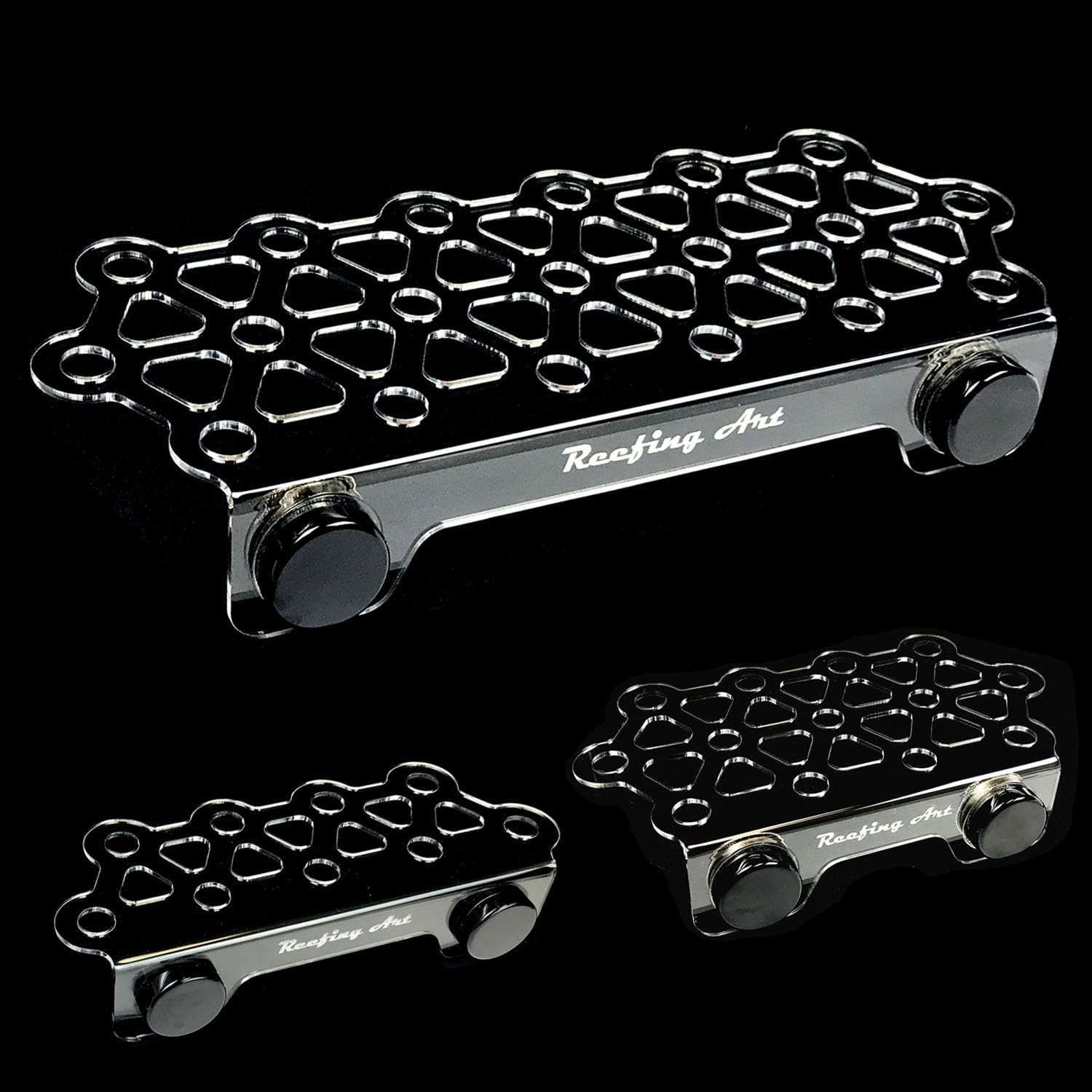 Reefing Art Magnetic Coral Frag Rack Strongest N52 Magnets Holds Up To 41 Plugs (Medium Slim)