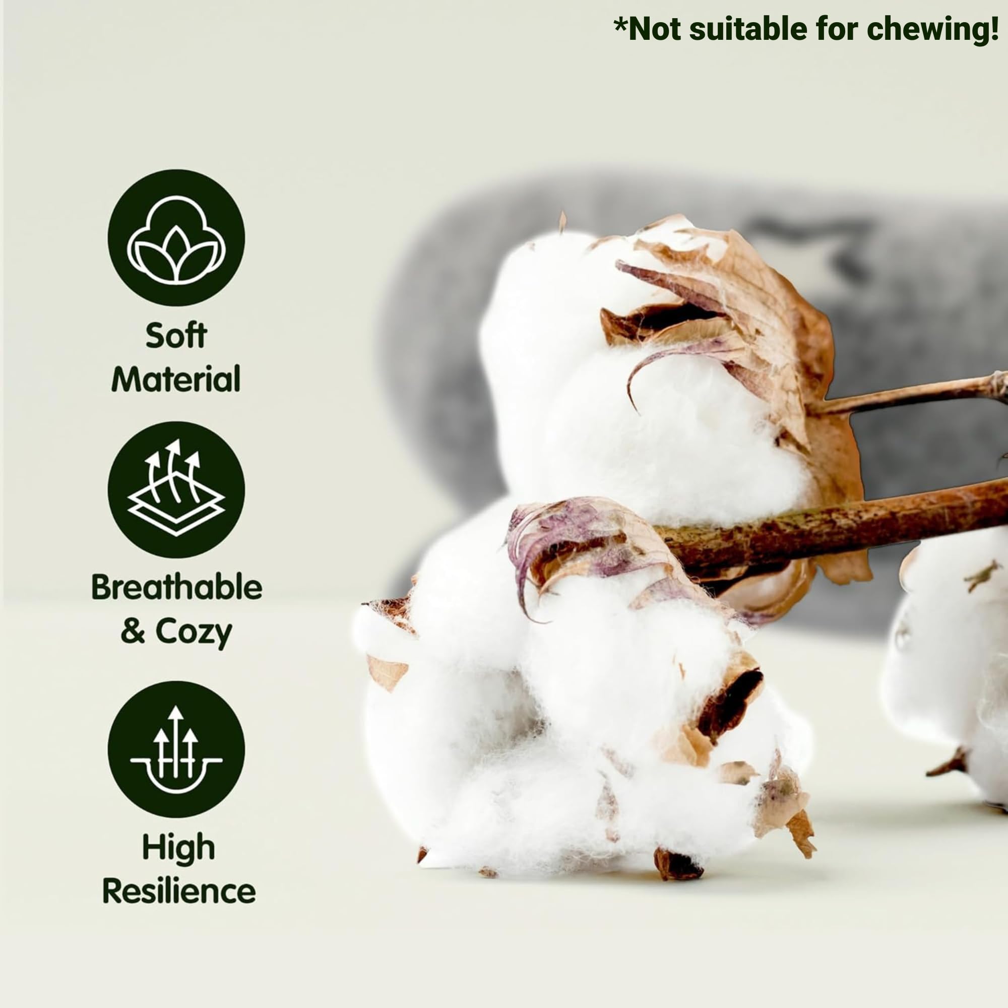 Pomesea Dog Calming Pillow Glow In The Dark, Soft U-Shaped Pet Pillows For Dogs & Cats, Machine Washable, Dog Neck Pillow, Joint