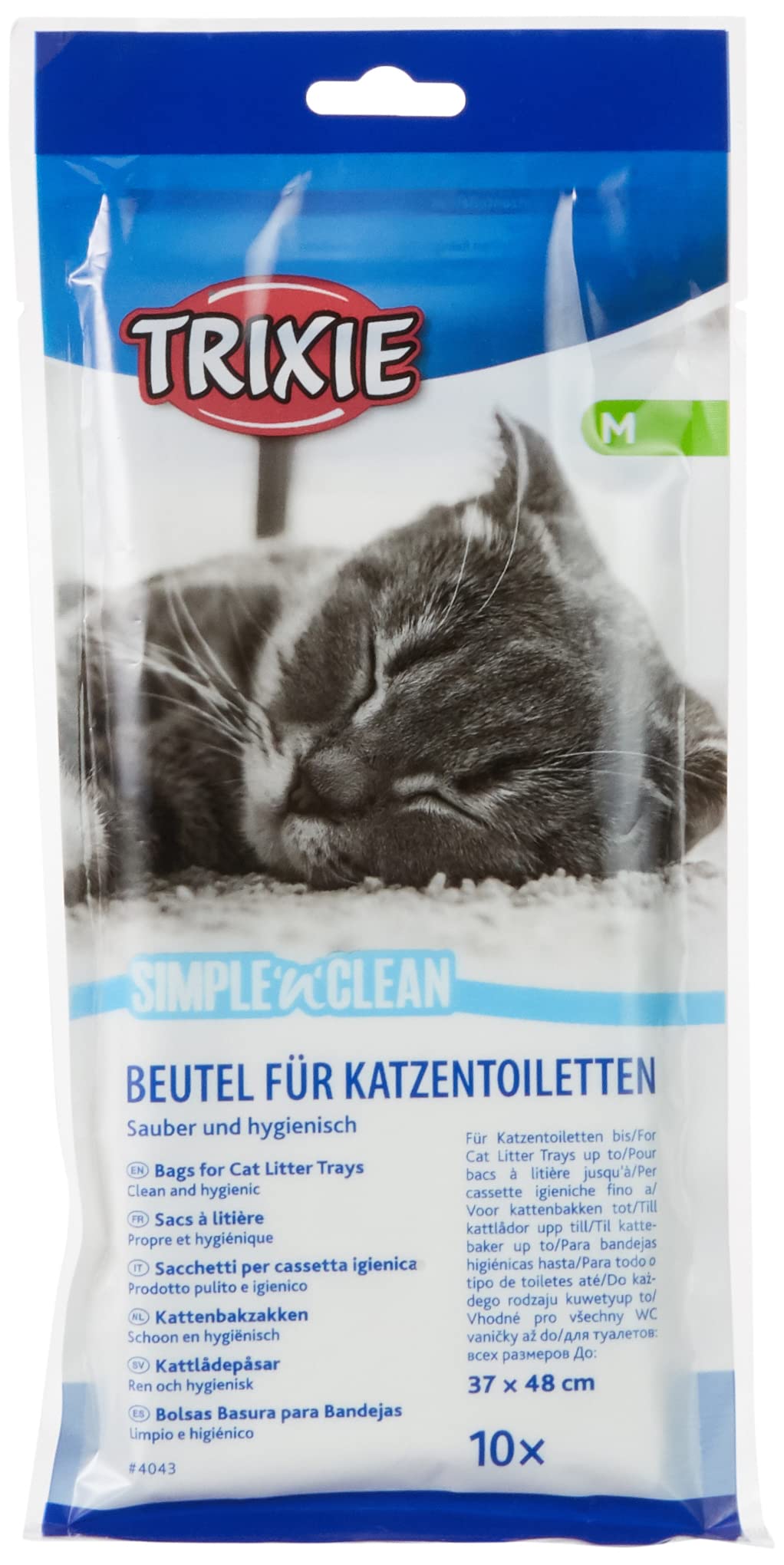 Trixie Katzentoilettenbeutel, M: Bis 37 A 48 Cm, 10 St