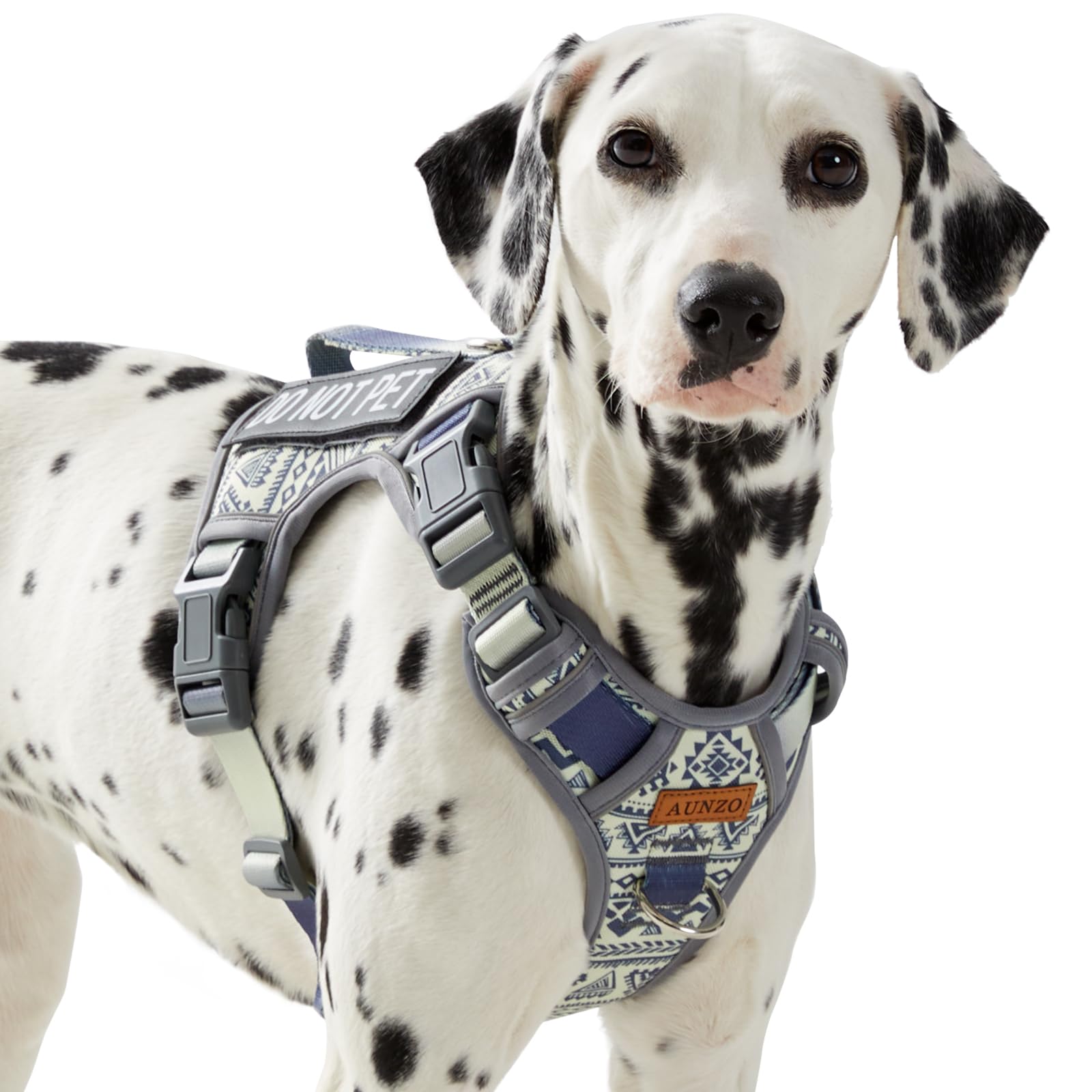 Heavy Duty No Pull Tactical Dog Harness For Large Dogs, Labrador Golden Retriever German Shepherd, Adjustable Soft Padded Dog Ve