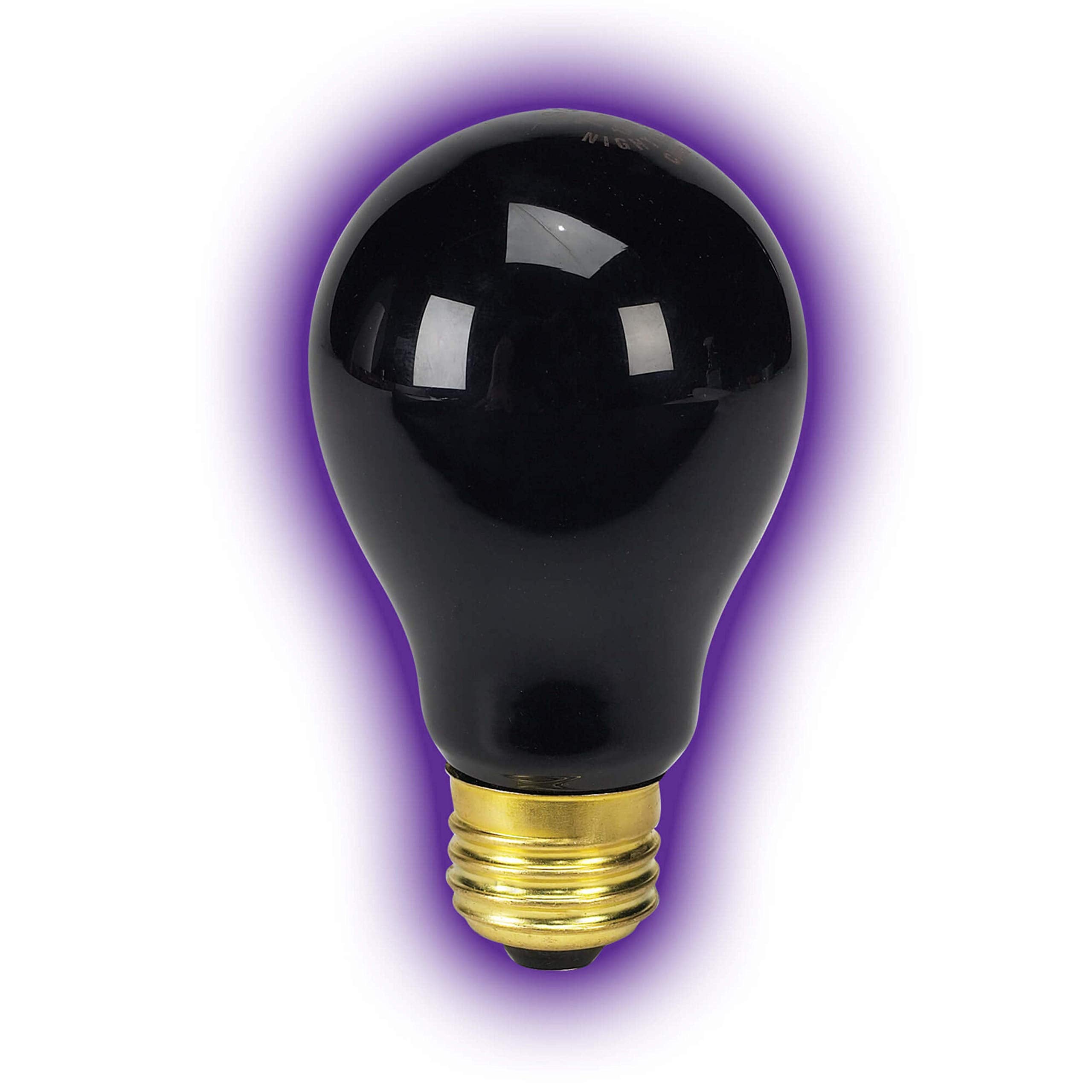 Zilla Reptile Terrarium Incandescent Heat Bulb, Night Black, 150 Watts