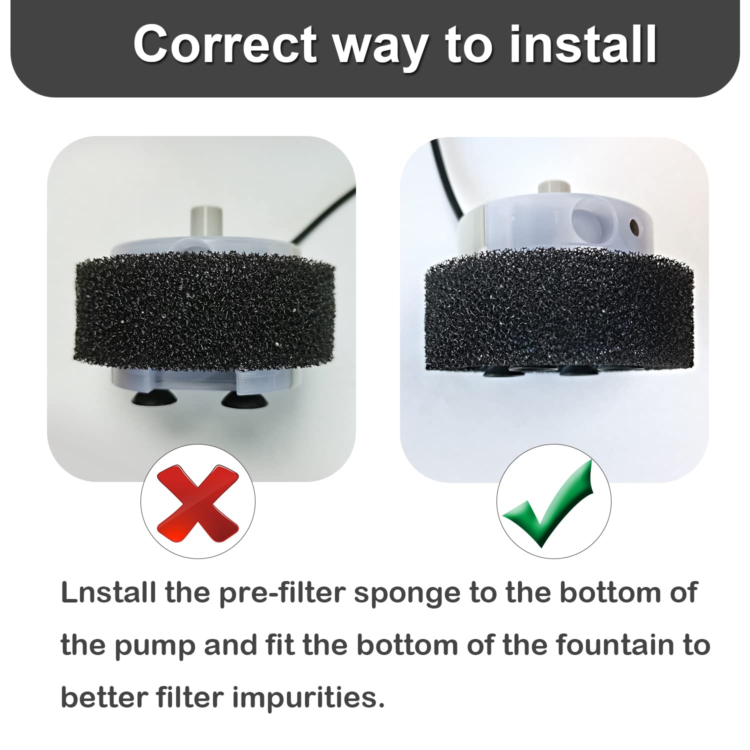 Cat Water Fountain Pump, Pet Water Fountain Pump Replacement Pump Sma-800 Motor,Pet Drinking Fountain And Cat Water Dispenser Replacement Pump (Grey)