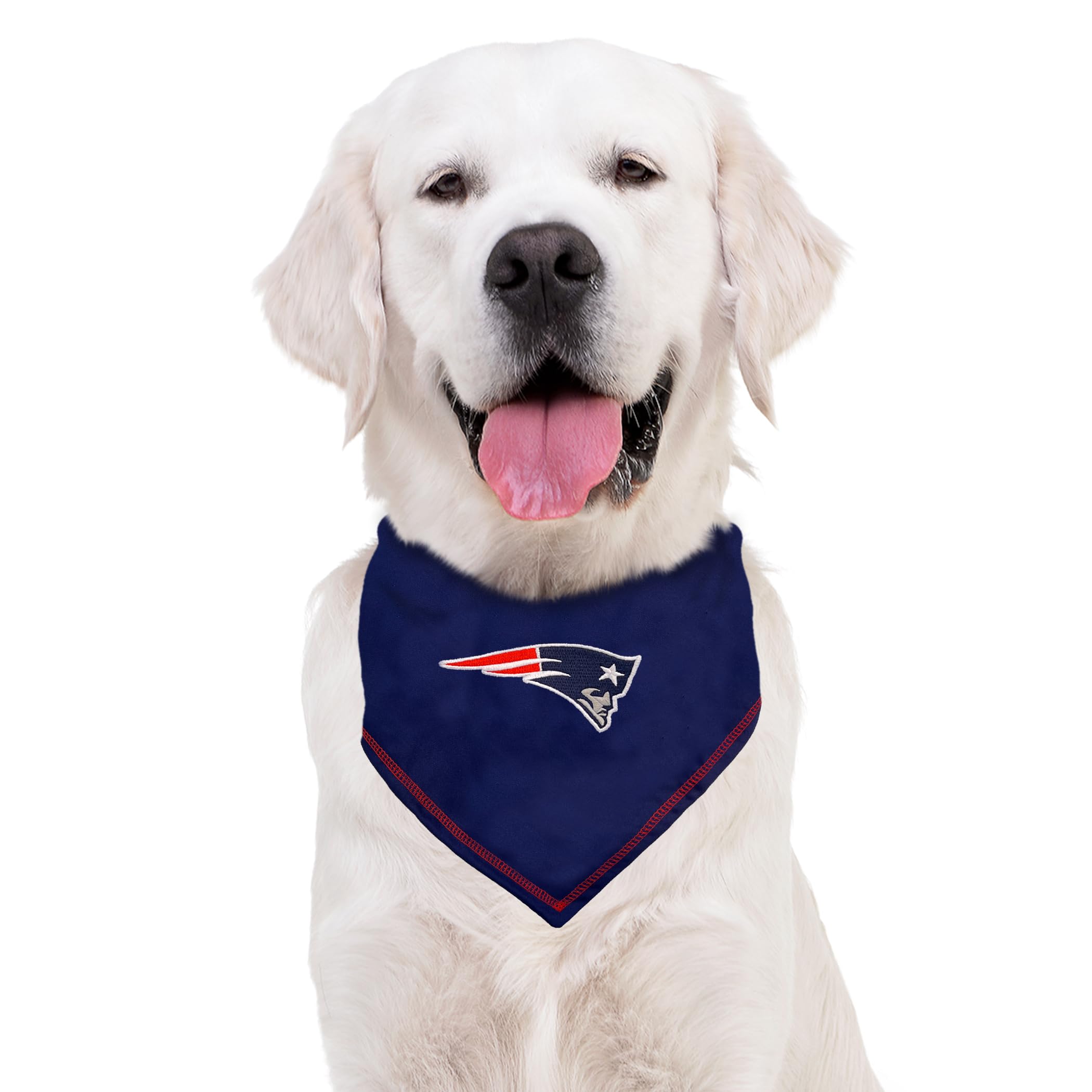 Pets First Nfl New England Patriots Tie Dog Bandana, Small/Medium. Ultimate Game-Day, Party Scarf Bib For Pet Cat Dog (Nep-3550-