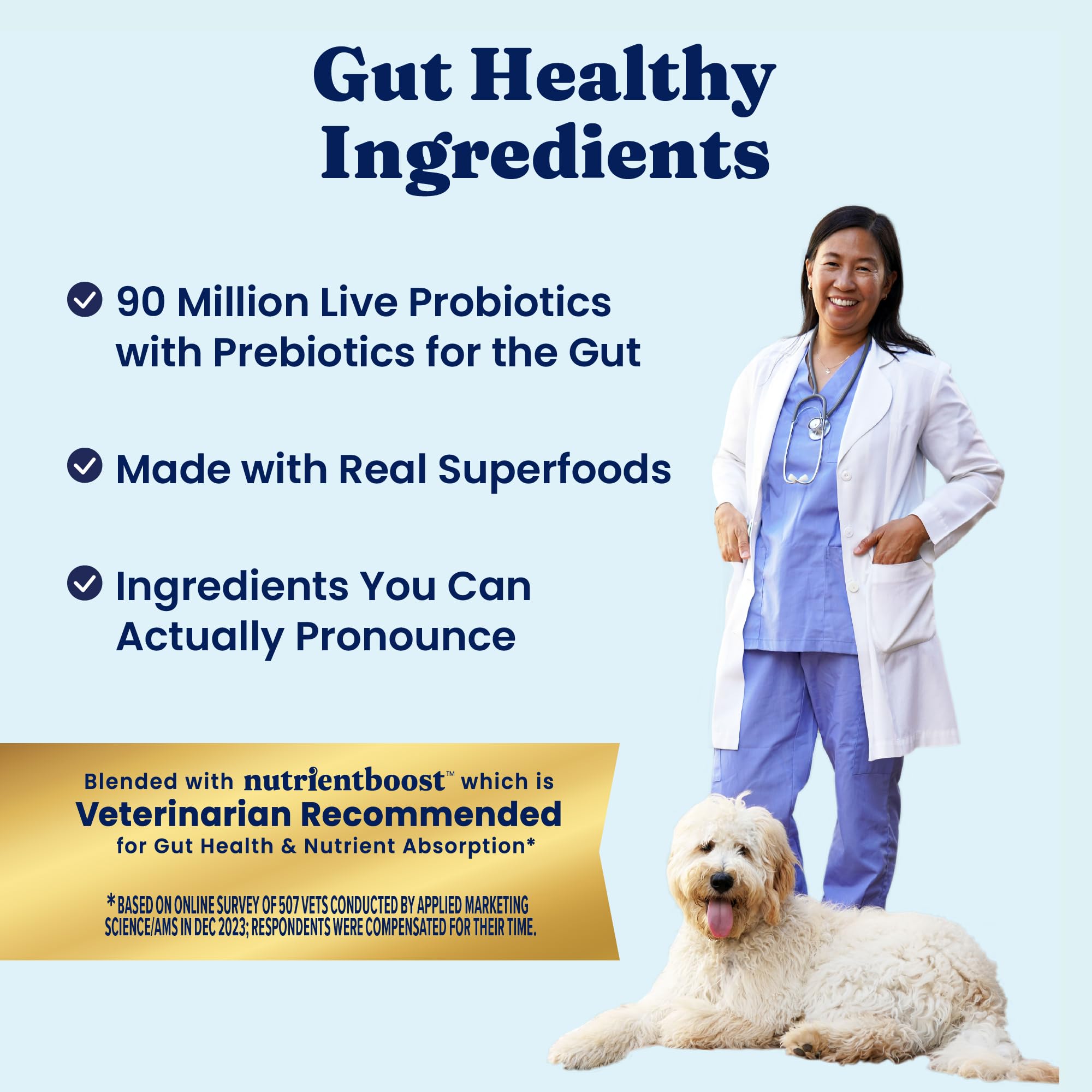 Solid Gold High Protein Dog Food Dry Dog Kibble - Premium Beef Protein & Digestive Probiotics for Energy, Muscle, Gut & Immune S