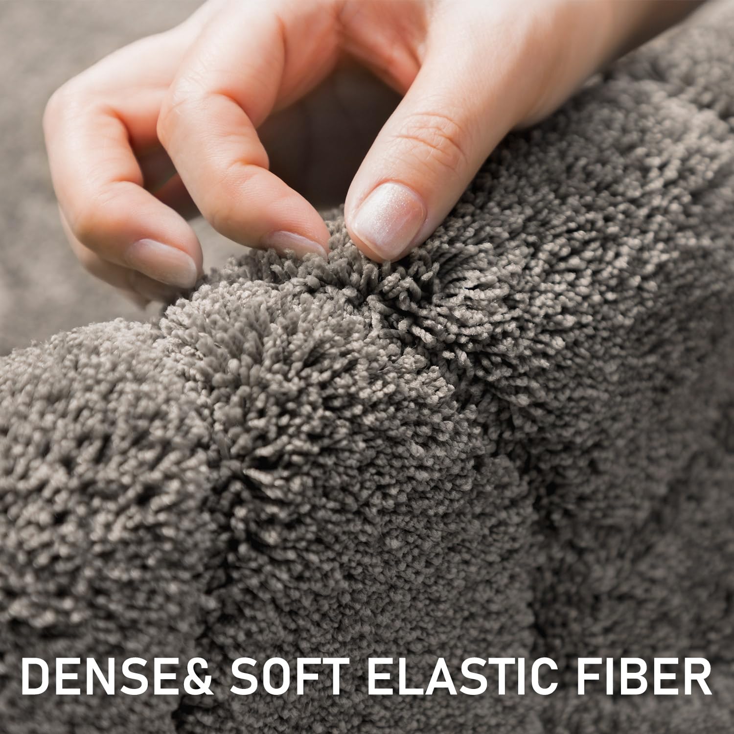 Large Dog Door Mat for Muddy Paws, 22x47 Absorbent Dirt Trapper Long Door Mat, Non-Slip Washable Mud Mat for Dogs, Polyester Mic