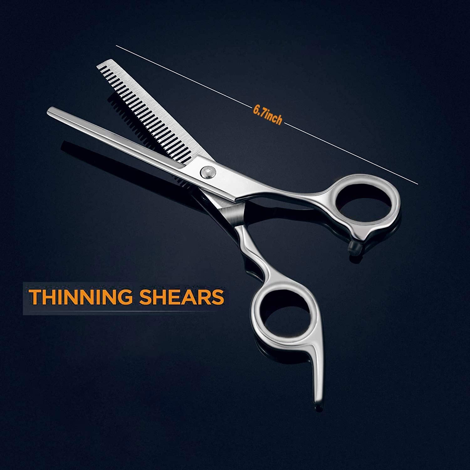Dog Grooming Scissors,Pet Grooming Scissors With Thinning,Straight,Curved Down Shears Great For Groomers,Home Grooming And Groomer Beginners (Scissors Kit With Tapered Tips)