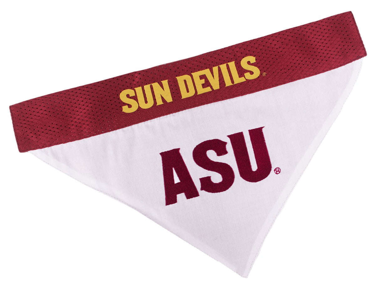 Pets First Collegiate Pet Accessories, Reversible Bandana, Arizona State Sun Devils, Small/Medium