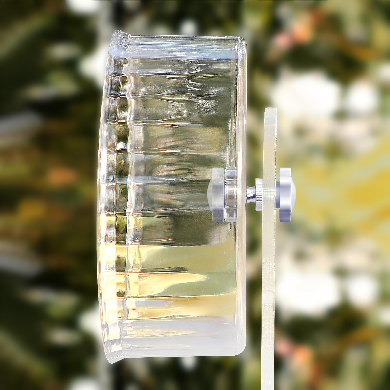 Lazyyzal Silent Hamster Wheel, Super-Silent Hamster Exercise Wheels Accessories, Quiet Running Wheels, Adjustable Stand For Hams