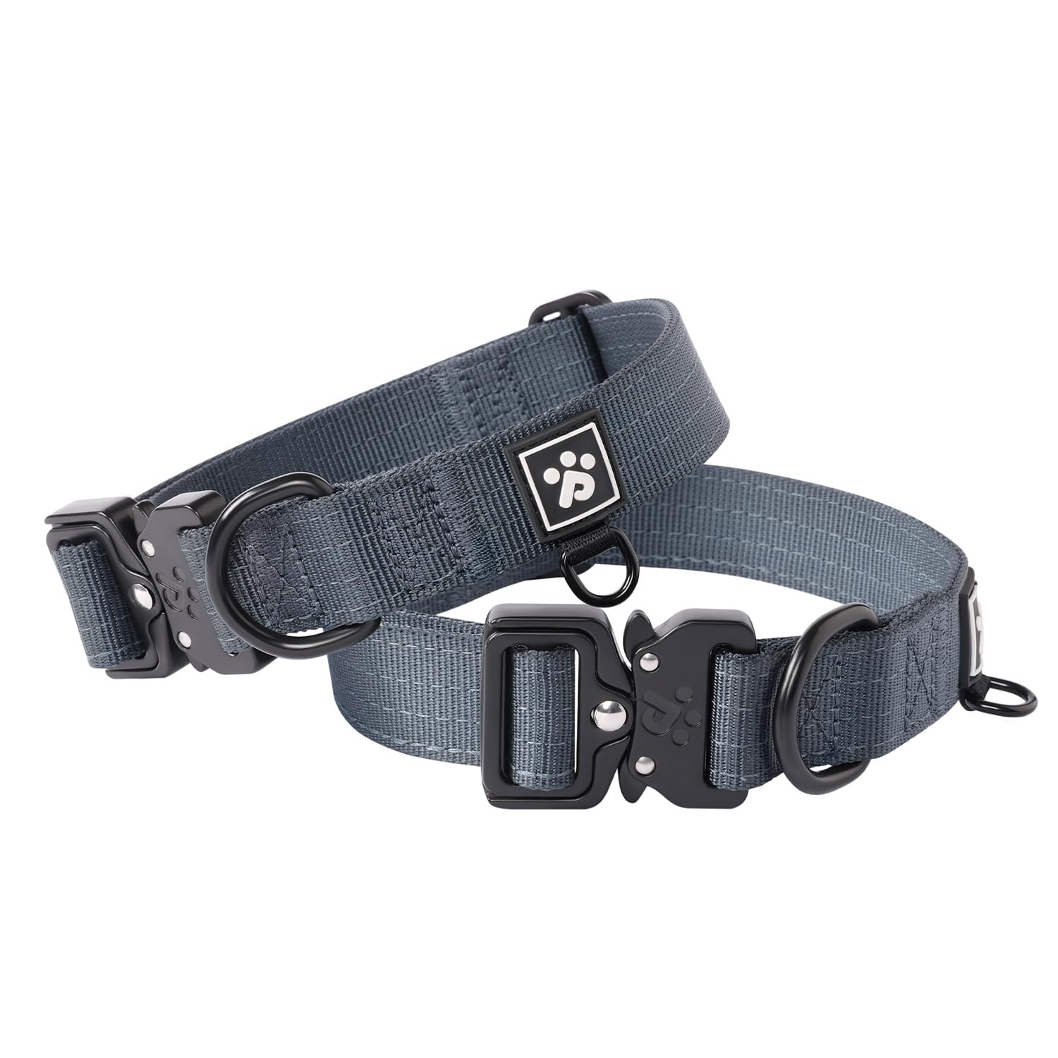 Pawspassion Heavy Duty Dog Collar For X-Large Dogs, Chew Proof Metal Hardware, Reinforced Nylon Dog Collar With Metal Quick-Rele