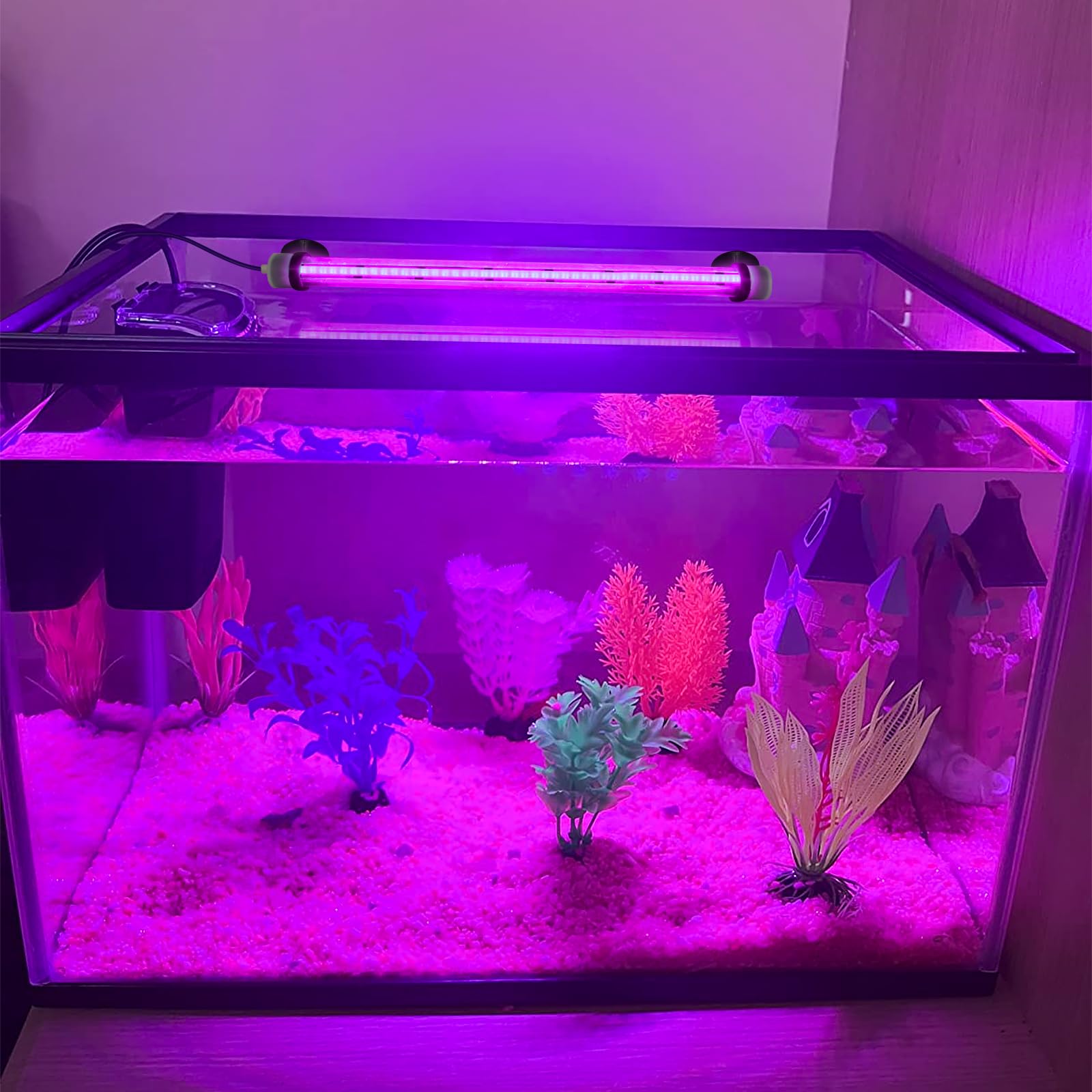 Submersible Aquarium Light for Fish Tank: Full Spectrum Underwater Fish Tank Light with COB Led Light Strips - Adjustable Bright