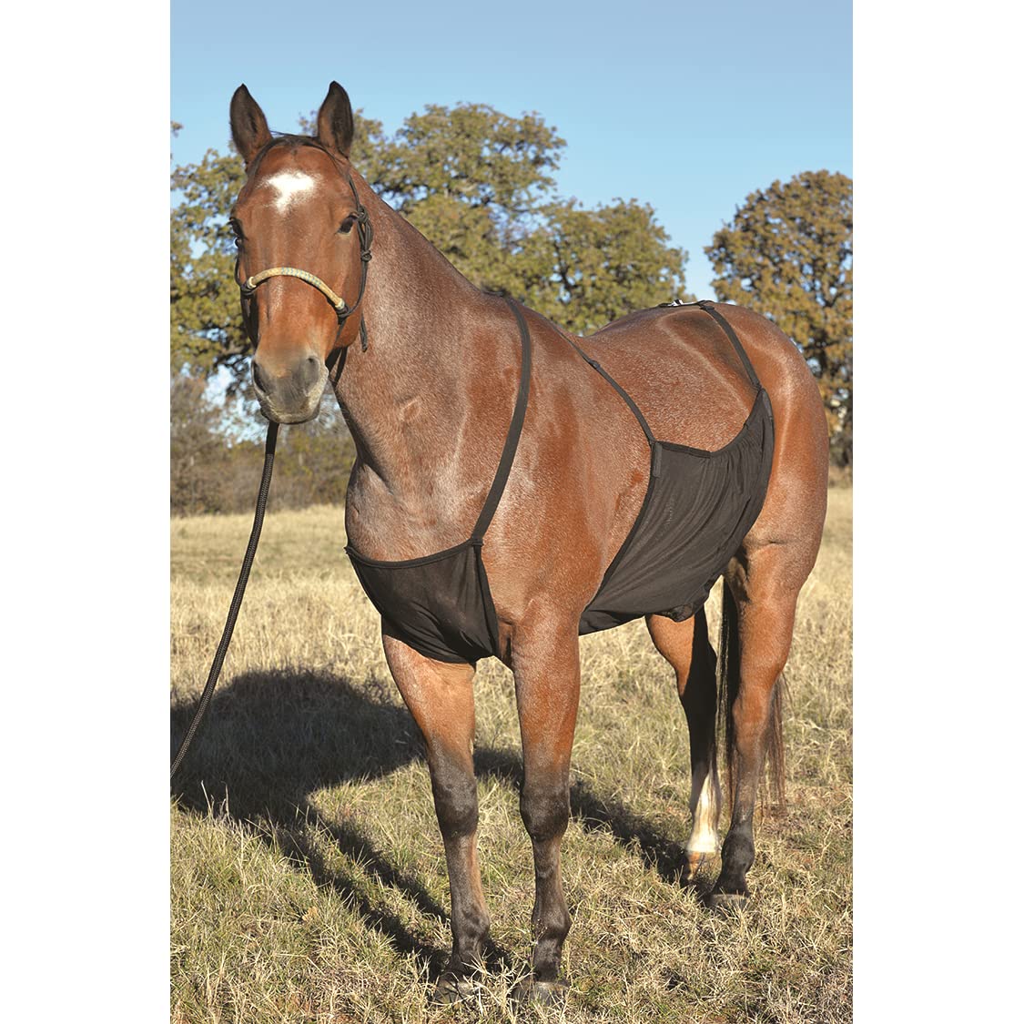Cashel Fly Sheet Belly Guard, Large, Black, Mesh Material, Model FS-BG