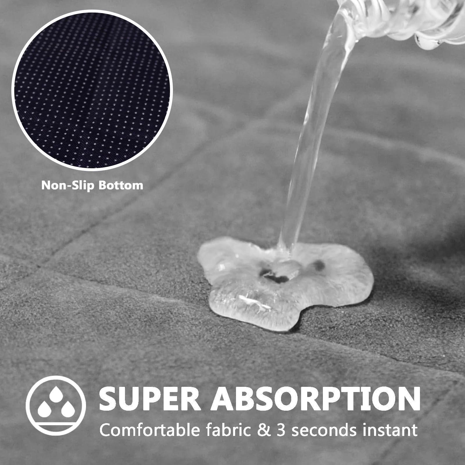 Guinea Pig Fleece Cage Liner, Guinea Pig Bedding C&C 2X1 2Pack, Super Absorbent & Odor Control & Washable & Reusable Guinea Pig