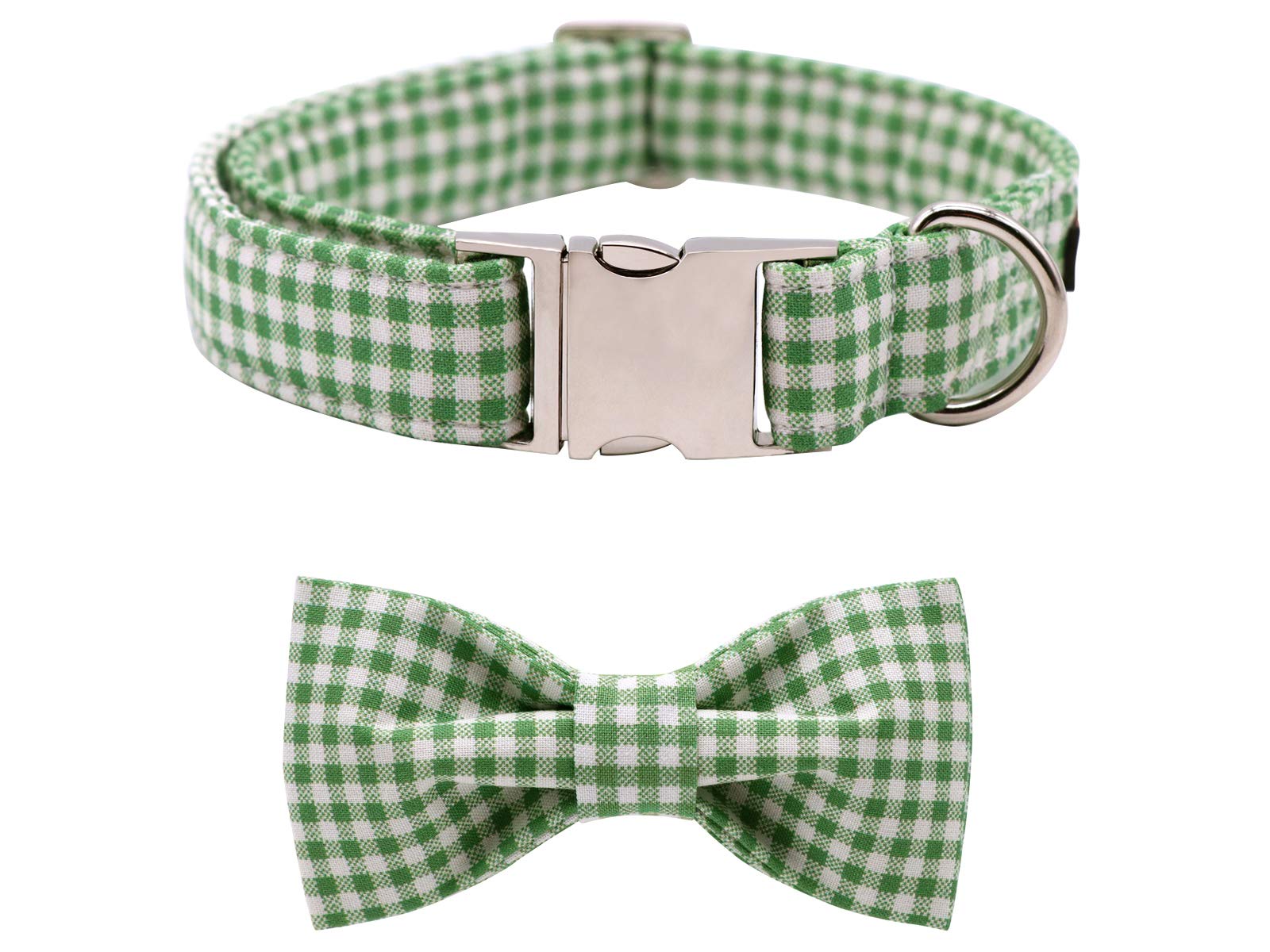 Lionet Paws Dog Collar with Bowtie, Durable Adjustable and Comfortable Collar for Large Dogs, Neck 16-24in