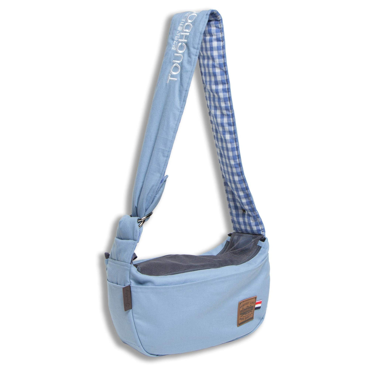 Touchdog 'Toga-Bark' Over-The-Shoulder Hands-Free Pet Carrier, One Size, Blue