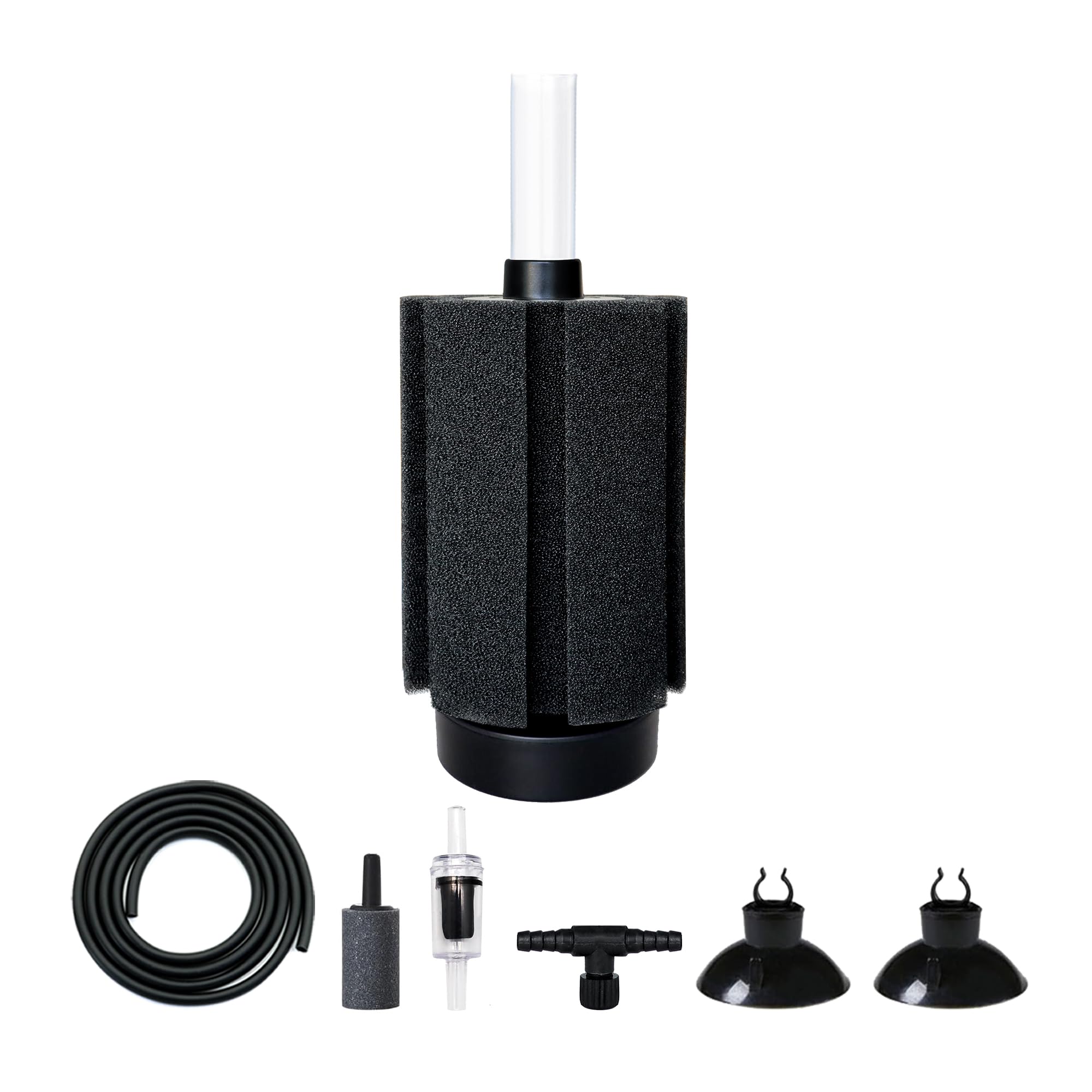 Dvhey Aquarium Sponge Filter,10 Gallon Bio Sponge Filter With Airstone Breeding Fry Betta Shrimp For Fish Tank 10-30-50 Gallon