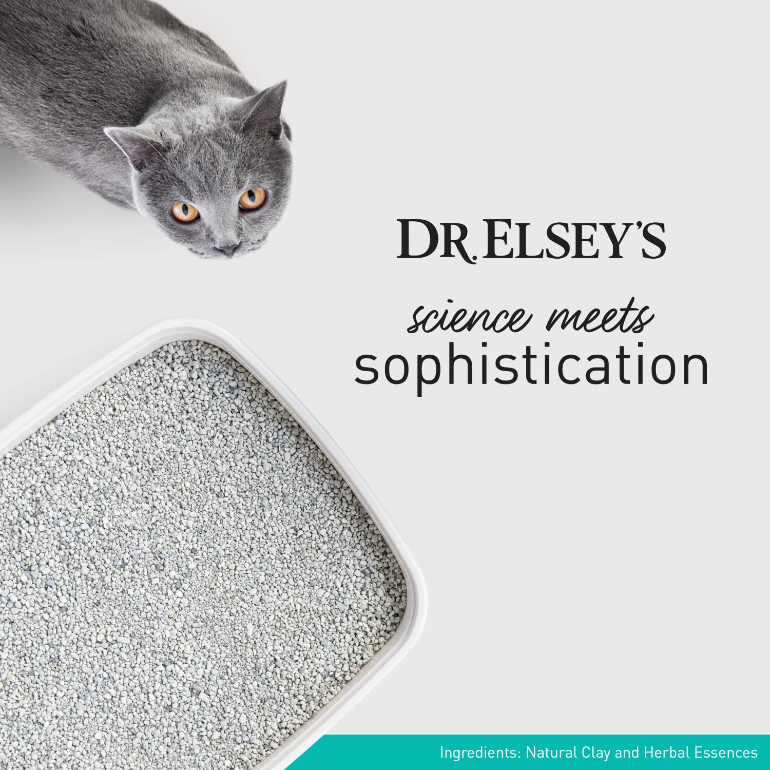 Dr. Elsey'S R&R Stress-Reducing Clumping Clay Cat Litter 18Lb. Bag