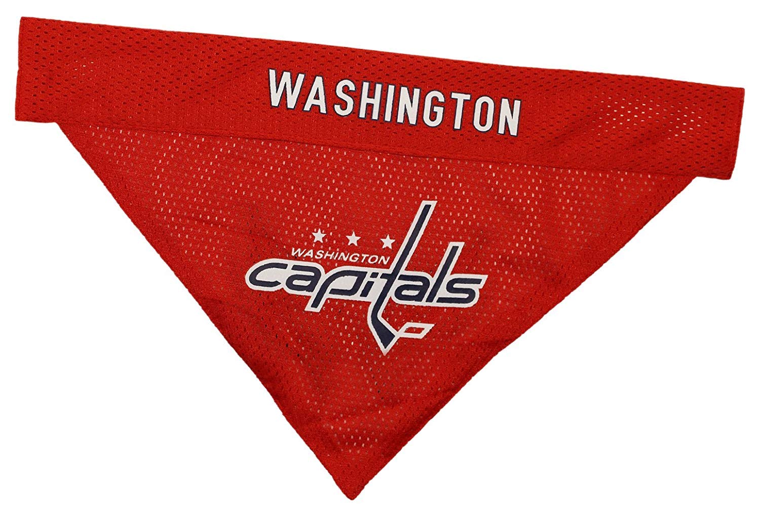 NHL WASHINGTON CAPITALS BANDANA for DOGS & CATS, Large/X-Large. - Cute & Stylish Bandana! The Perfect HOCKEY FAN Scarf Bandana, 