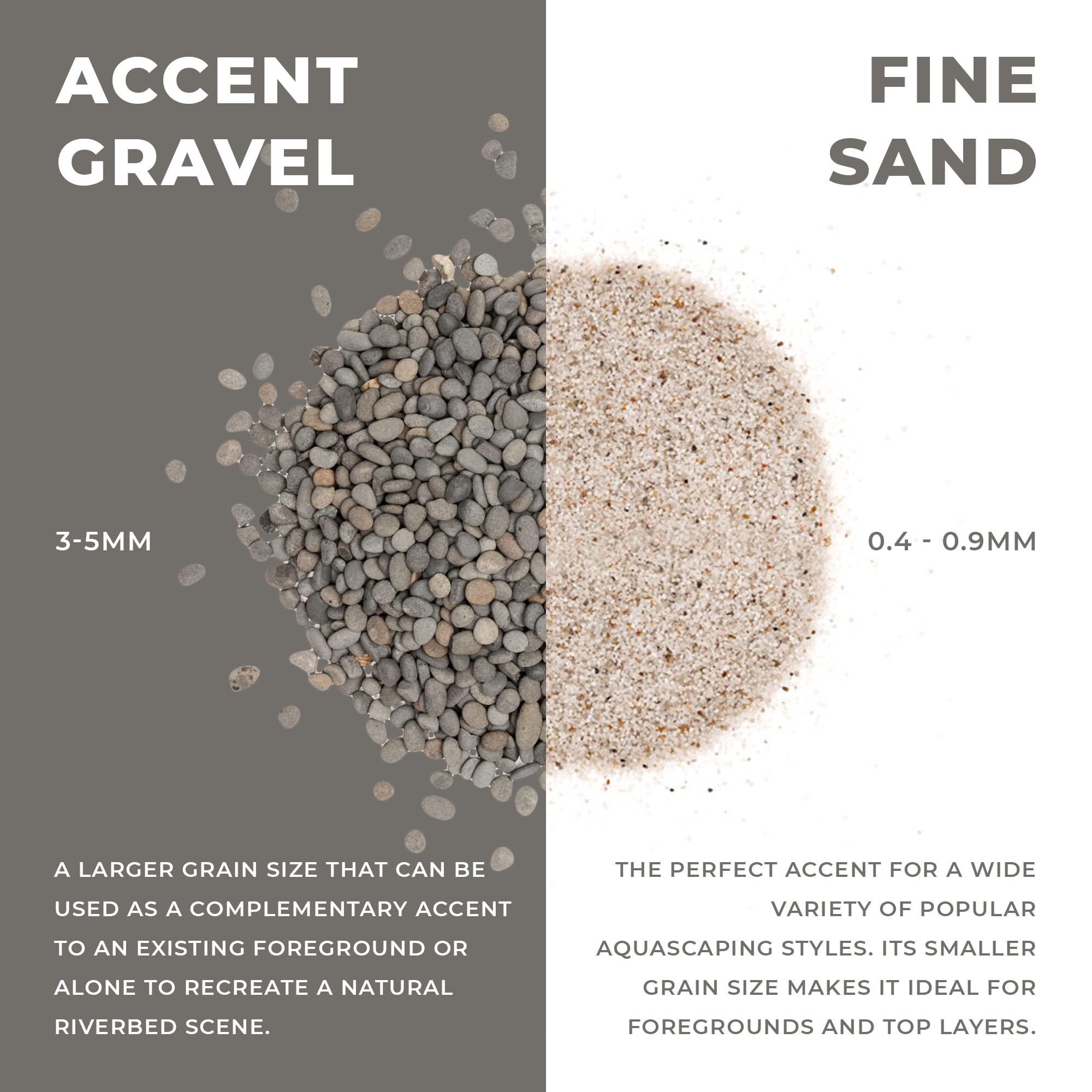 Ultum Nature Systems Controsand Kona Aquarium Sand (8L) - Freshwater Tank Substrate for Live Shrimp & Planted Aquariums