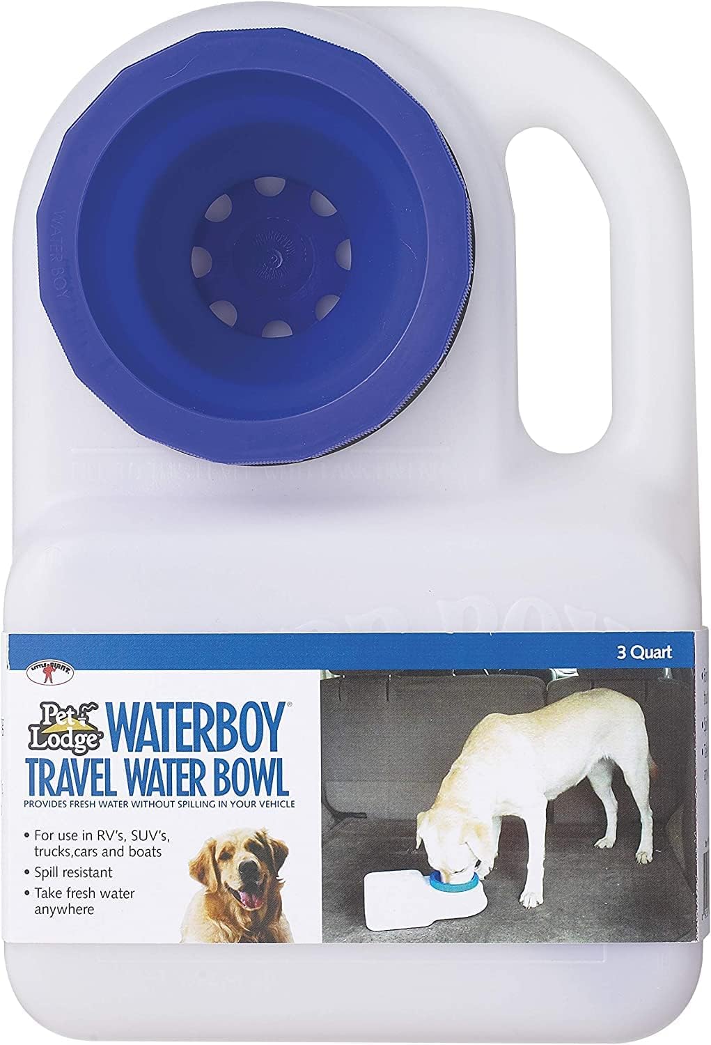 Toriox Dog Water Bowl Splash Proof Anti Spill Slow Feeder Dish Cat Water Bowl No Slip Dispenser, Drinking For Dogs Cats In Car C
