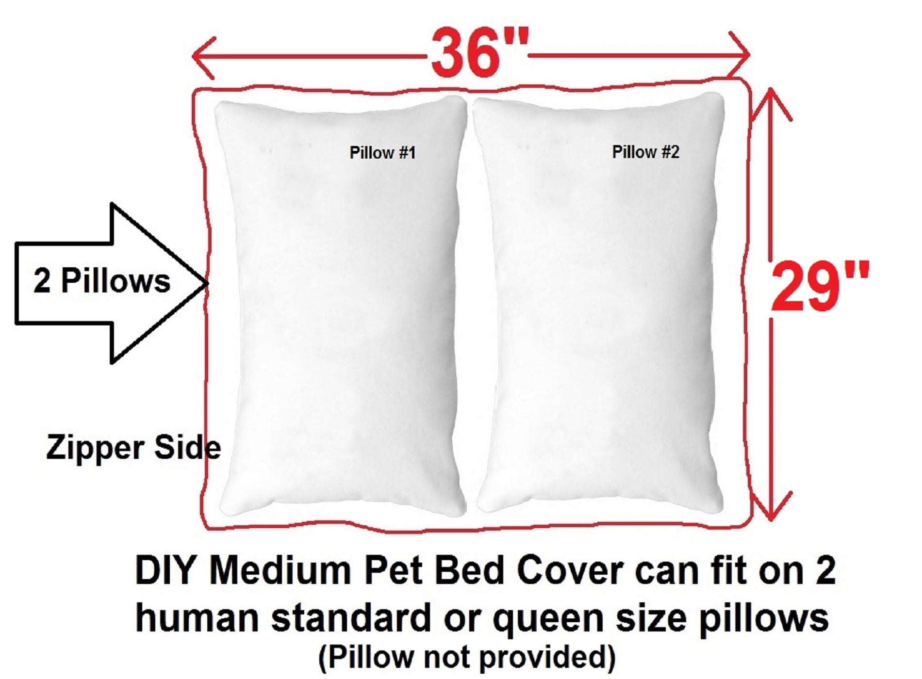 Do It Yourself Diy Pet Bed Pillow Duvet Suede Cover + Waterproof Internal Case For Dog/Cat At Medium 36'X29' Espresso Color - Covers Only