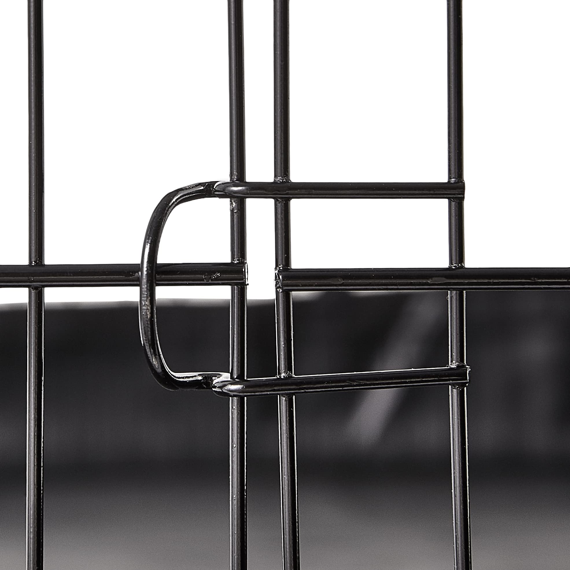 Amazon Basics Leakproof Canvas Bottom Guinea Pig Pet Cage With Divider Set, Black, 47.6'L X 24.2'W X 14.0'H