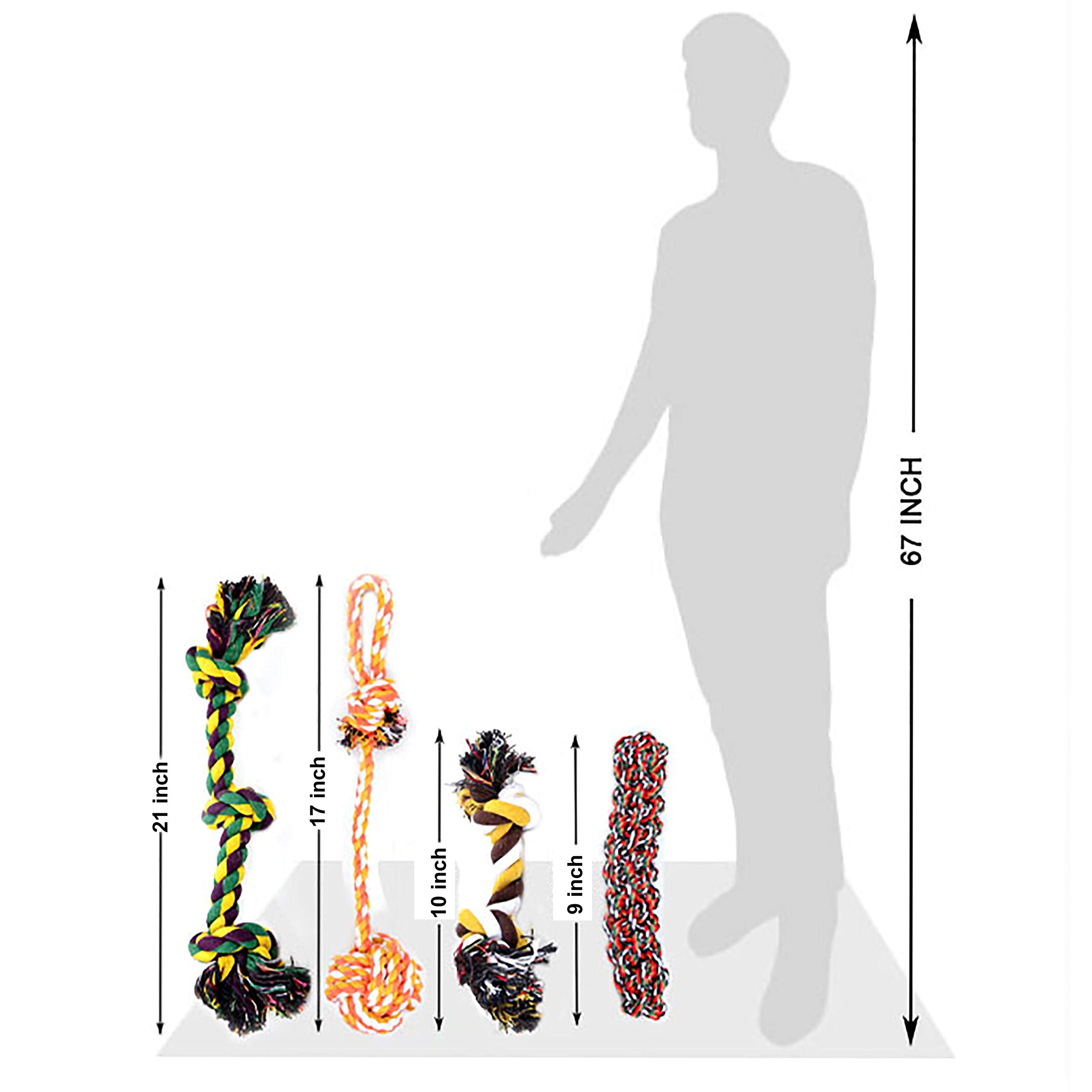 Youngever Dog Rope Toys, Puppy Chew Toys Dog Toys For Medium To Large Dogs (6 Pack)