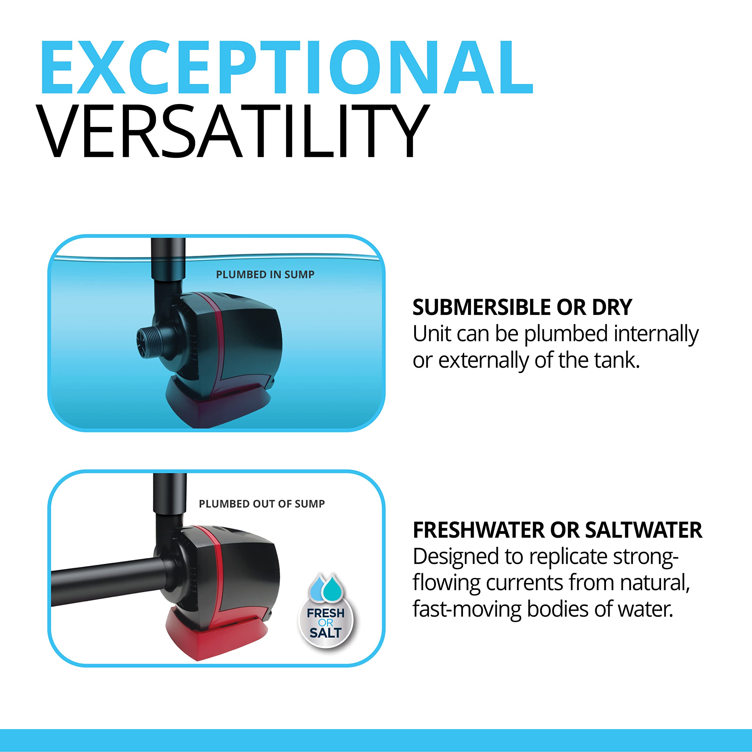 Fluval Sea Sp4 Sump Pump For Freshwater & Saltwater Aquariums, 14337
