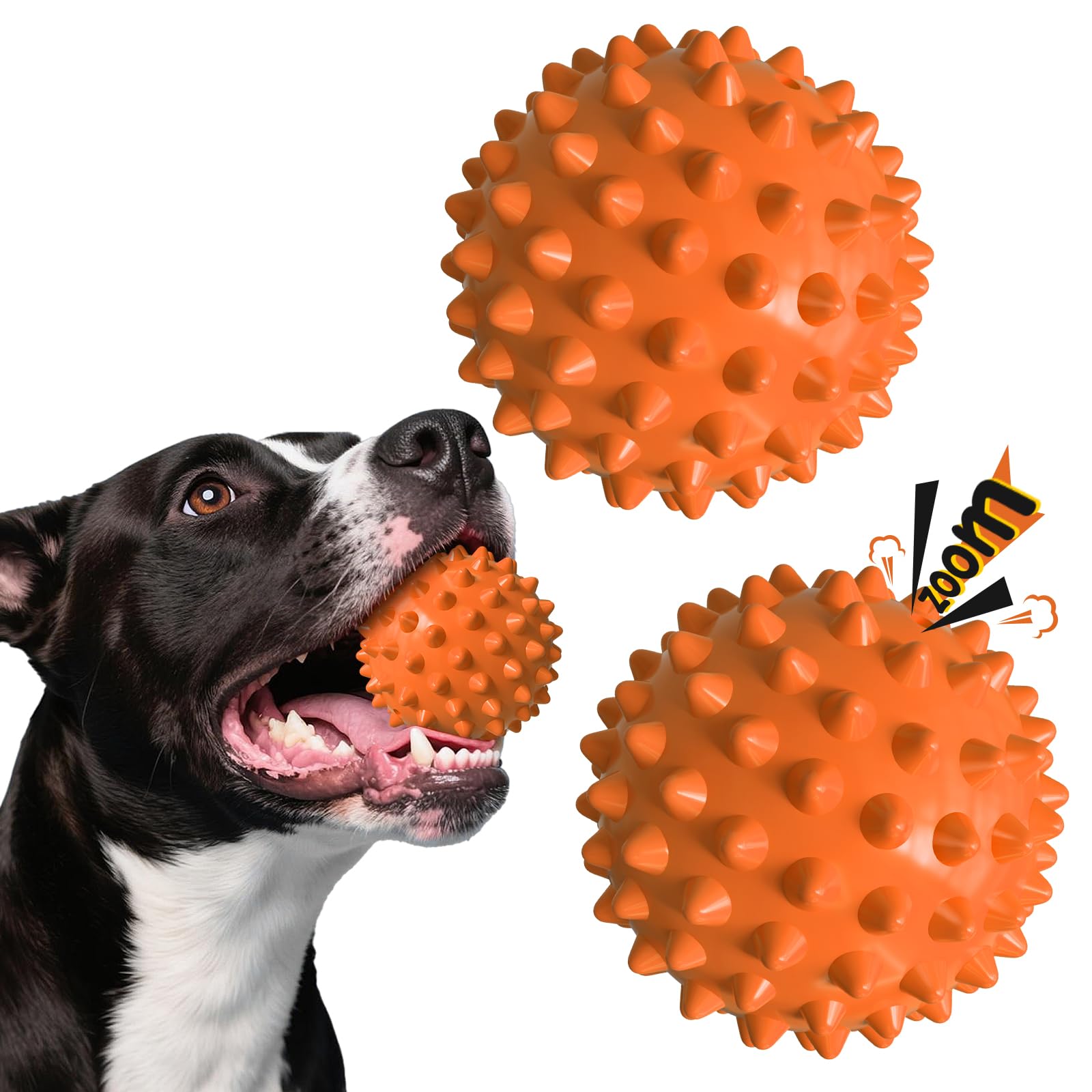 Apasiri Dog Balls For Aggressive Chewers, Dog Toys For Aggressive Chewers, Squeaky Balls For Dogs, Floatable Dog Toys For Aggres