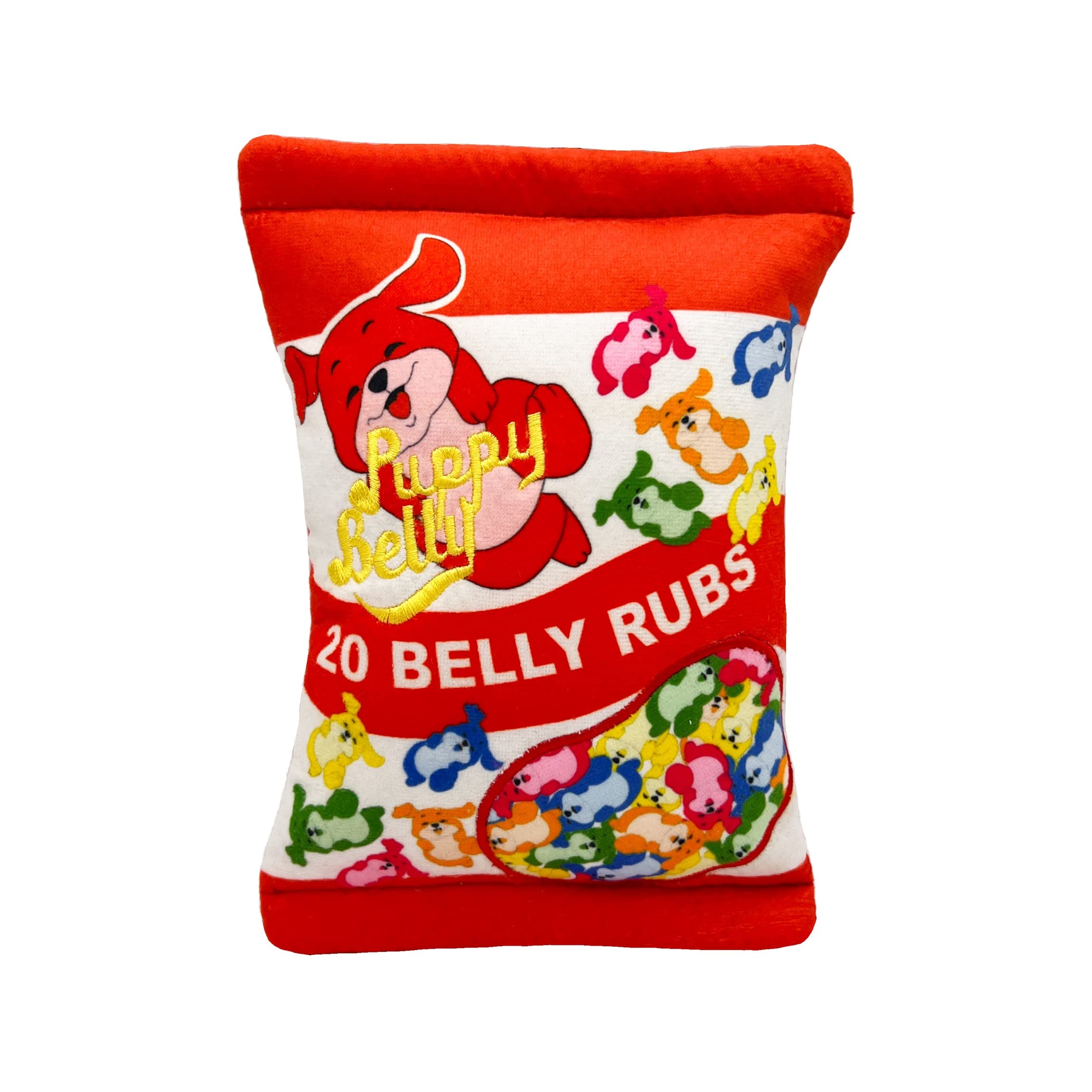 Huxley & Kent For Dogs | Puppy Belly (Large) | Halloween Candy Dog Toy With Squeaker | Funny Dog Toy Gift | Fun, Durable, And Safe | H&K Squeaky Dog
