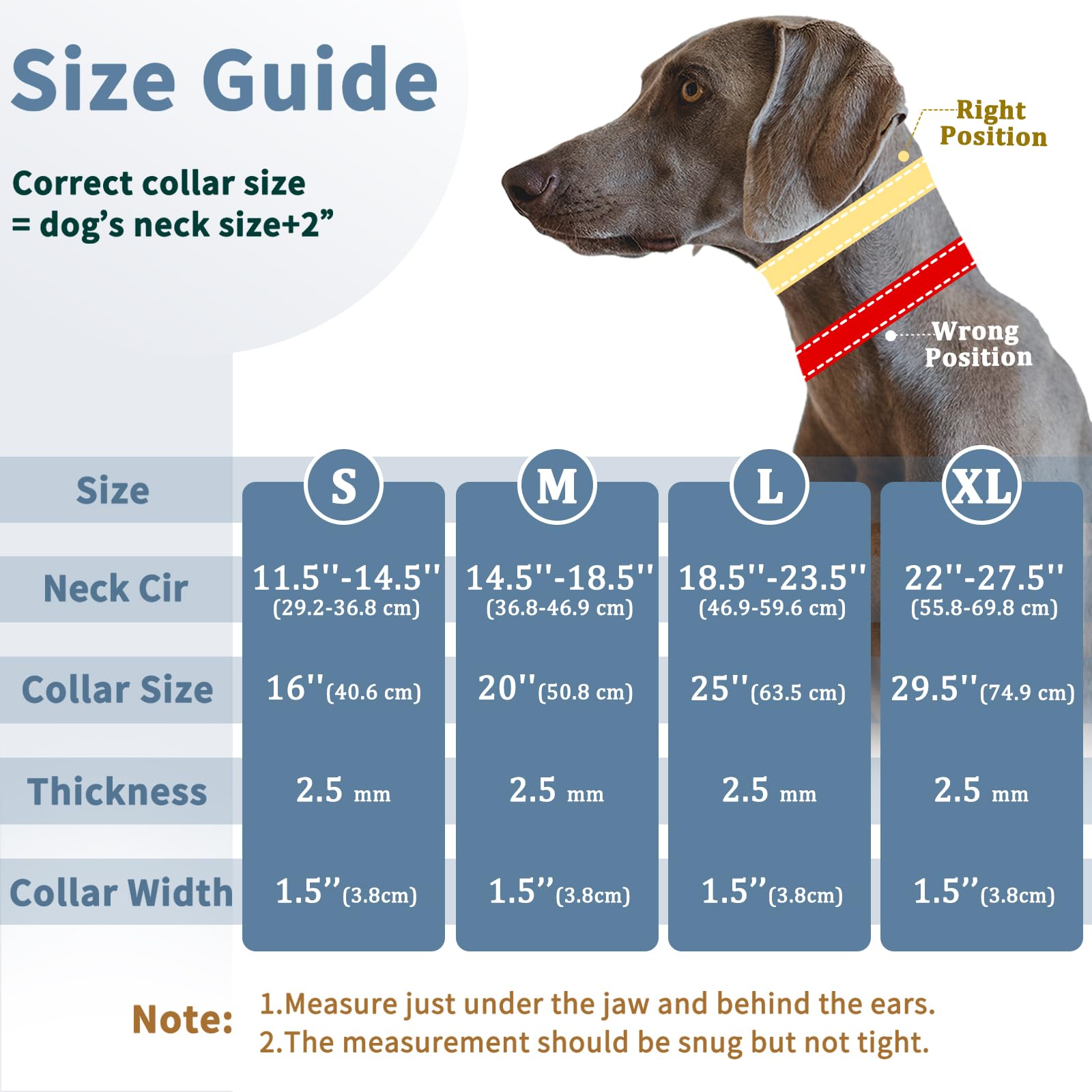 Martingale Collar For Dogs, No Pull Dog Collar For Small Medium Large Dogs, Dog Walking Collar For Pulling, Anti Pull Dog Martingale Training Collars With Buckle (L, Black)