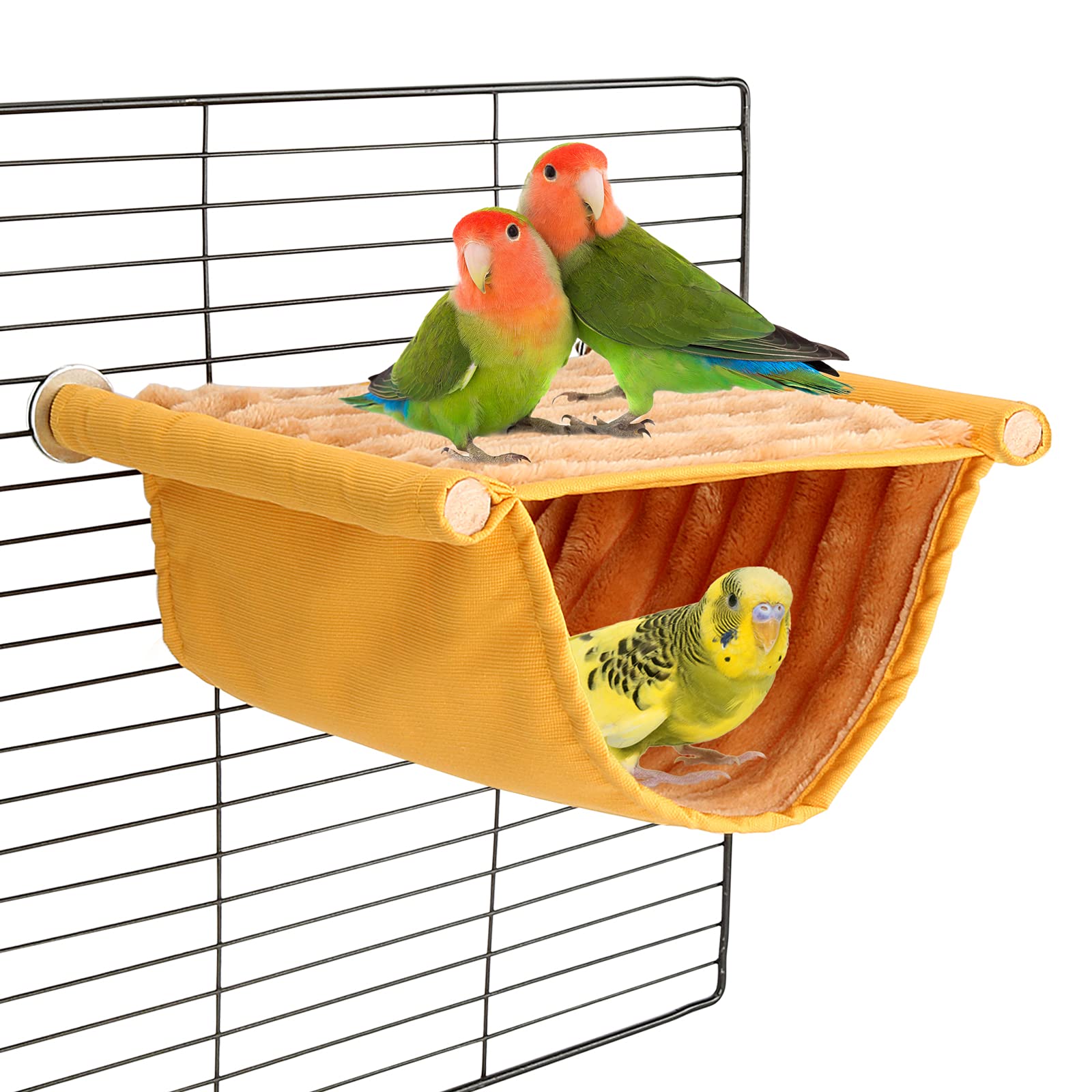Bwogue Winter Warm Bird Nest Bed Hanging Hammock Snuggle Hut Parrot House Tent Toy Bird Cage Perch For Parakeet Budgies Cockatie