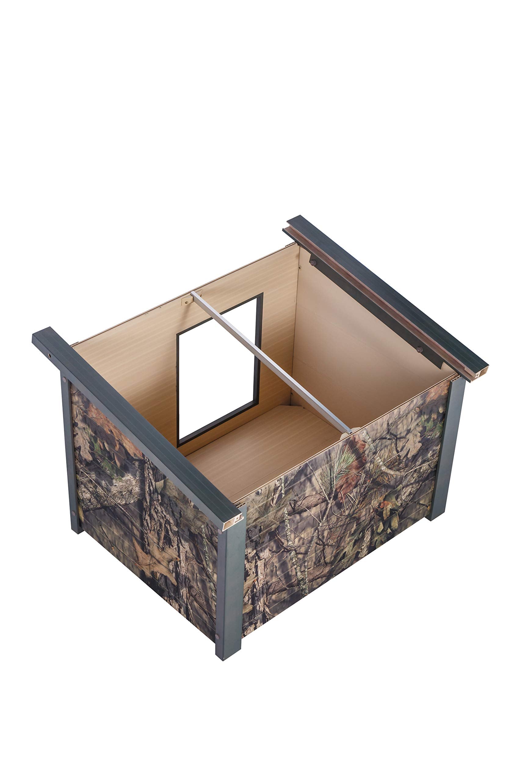 New Age Pet ECOFLEX Rustic Outdoor Dog House - Medium, Mossy Oak - Model ECOH206M