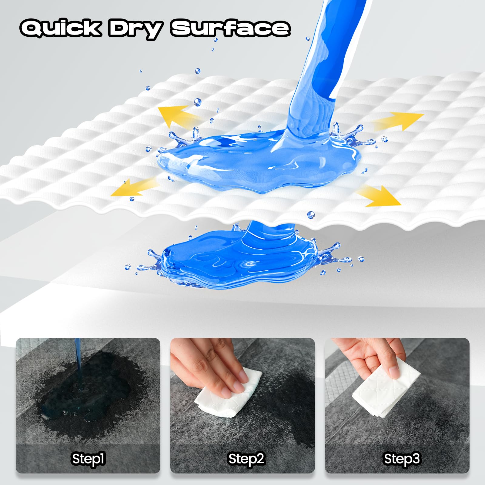 Charcoal Puppy Pads 80 Counts,22x22 Dog Pee Pads Small Disposable Activated Carbon Super Absorbent Full Edge-Wrapping Pee Pads O