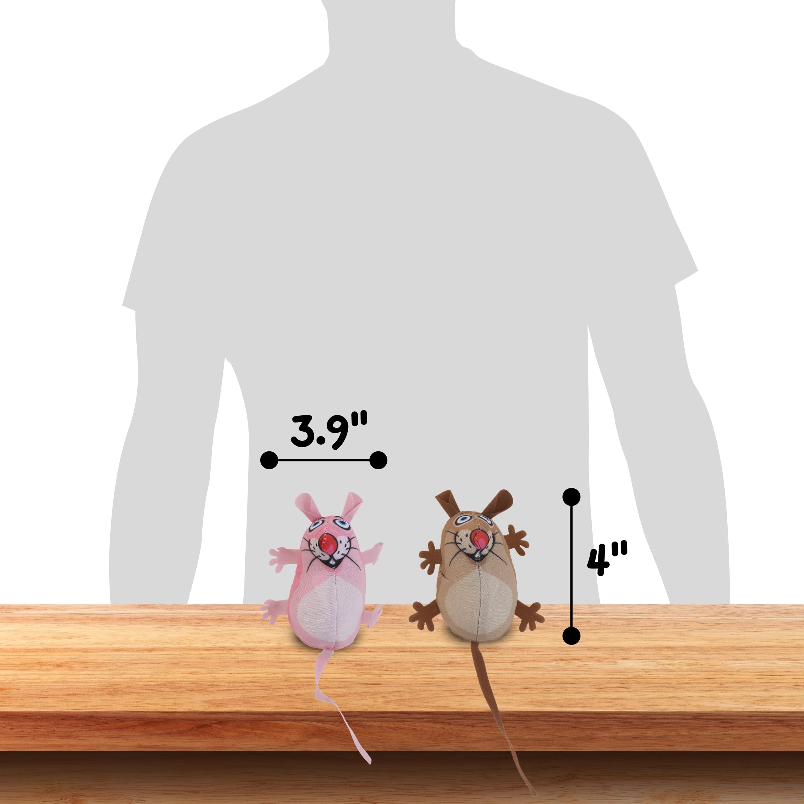 Fat Cat Classic Eeeks! Cat Toy, 1 Unit, Assorted Color