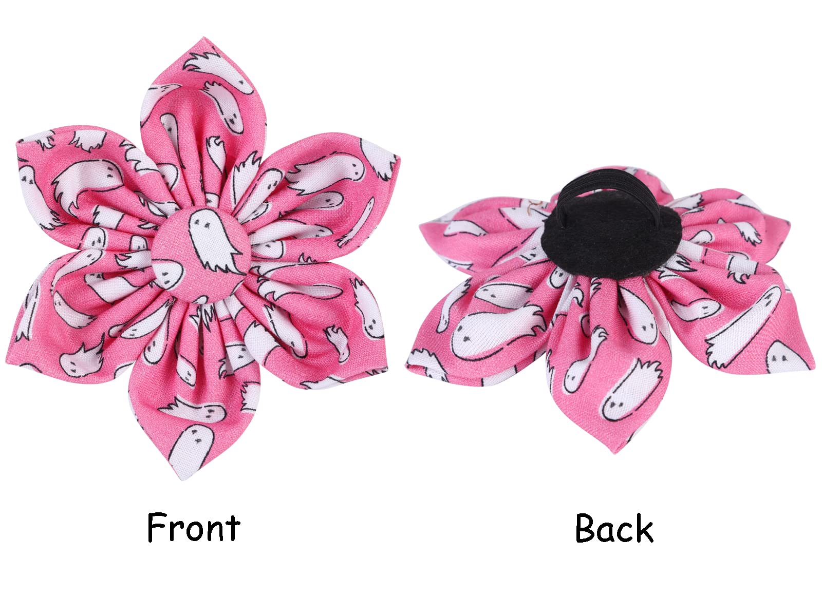 Lionet Paws Dog Collar With Flower, Halloween Flower Collar For Dog,Adjustable Comfortable Dog Collar Gift For Puppy Small Mediu