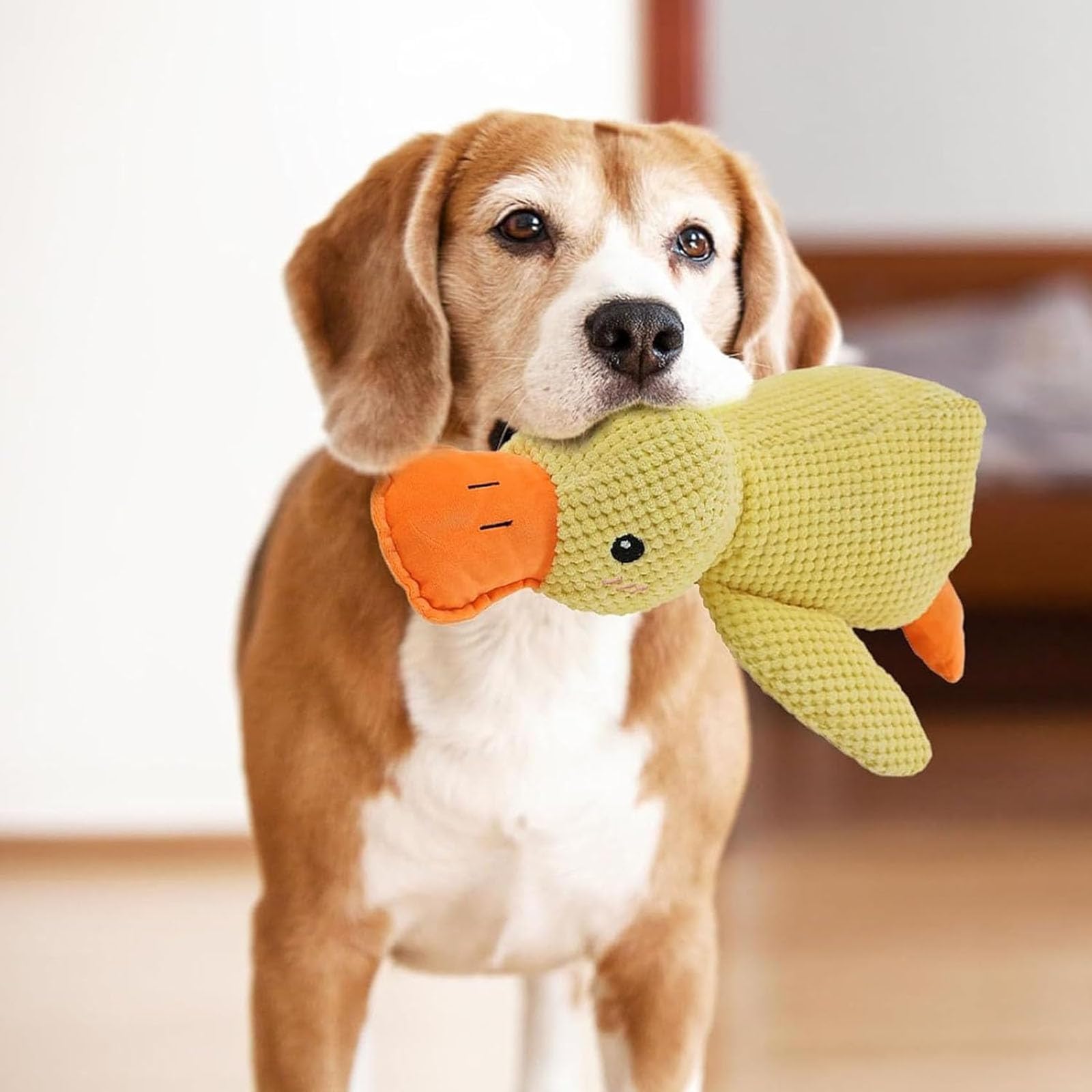 Generic Mellow Dog Calming Duck Toy - Soft Stuffed Quacking Duck for Puppies, Indoor Use, Model: Calming Duck, Color: B