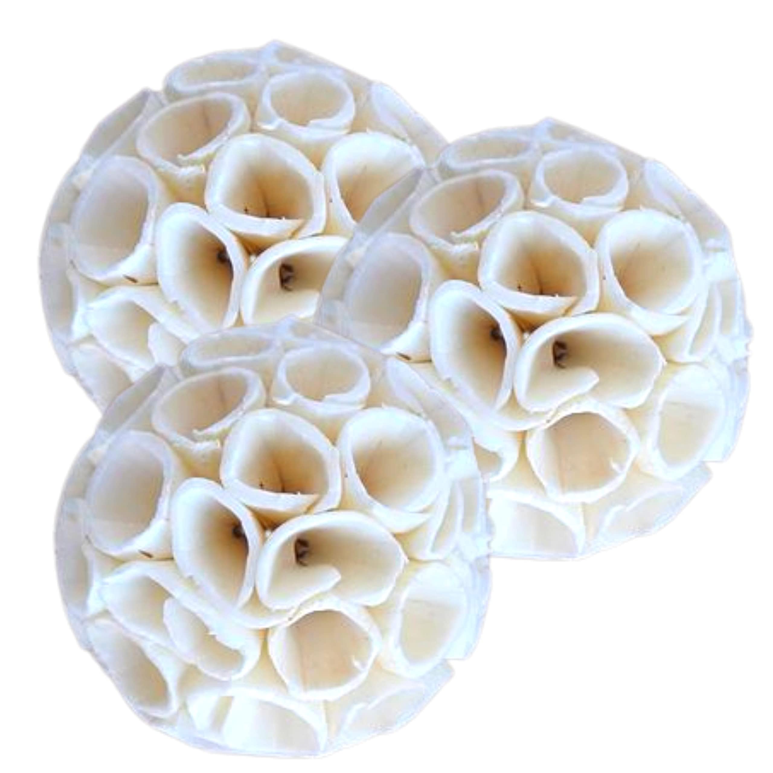 Bonka Bird Toys 1215 Pk3 Natural Sola Crepe Ball Chew Shred Foraging Parrot Cockatiel Conure Quaker Caique Rabbits Guinea Chinchilla Bunny