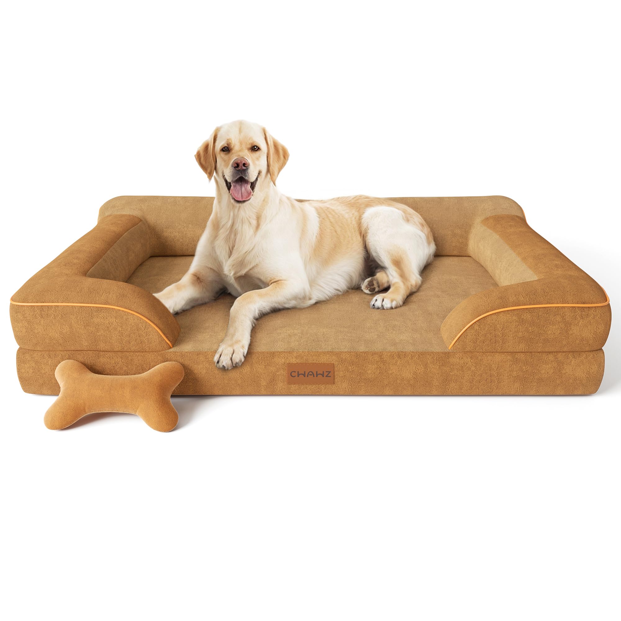 Cwawz Jumbo Dog Bed For Extra Large Dogs, Orthopedic Dog Bed With Cooling Gel Memory Foam, Waterproof Pet Bed With Removable Was