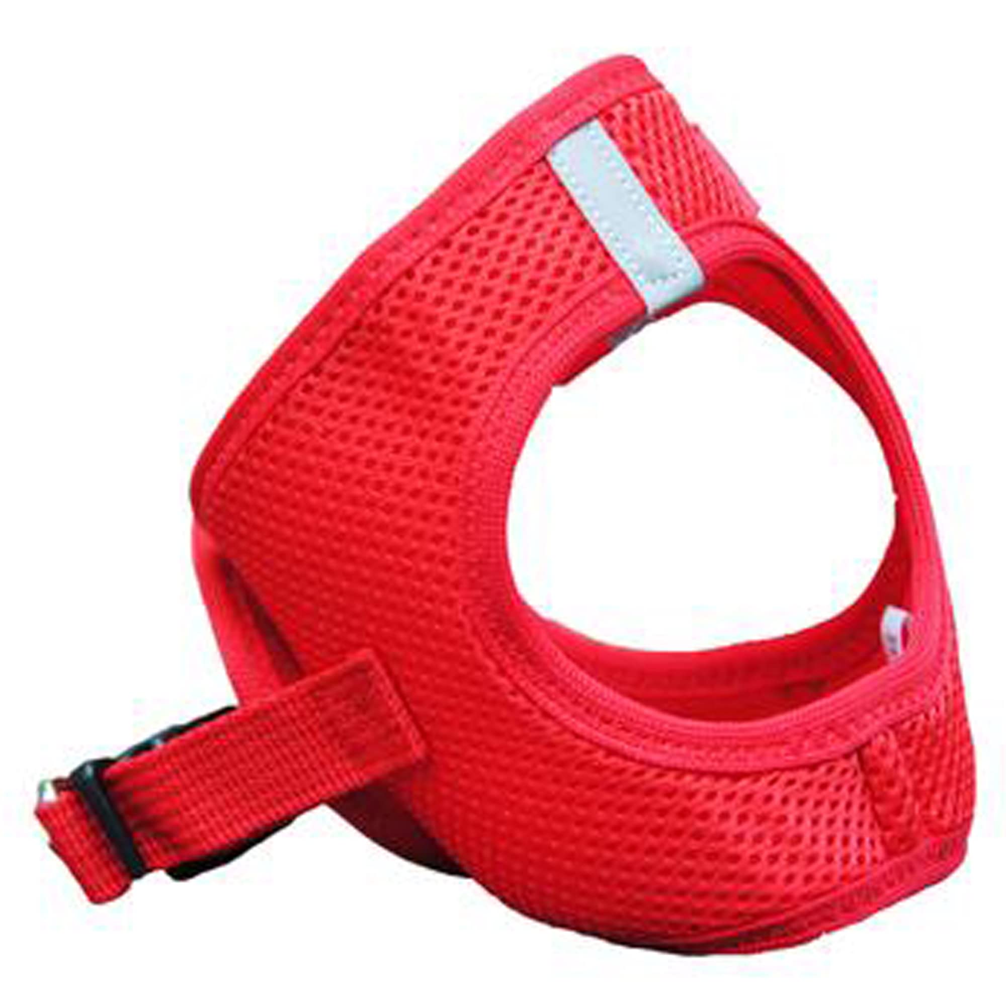 DOGGIE DESIGN American River Ultra Choke-Free Harness (Red, Medium (Chest 16-19 Weight 11-16 Lbs))