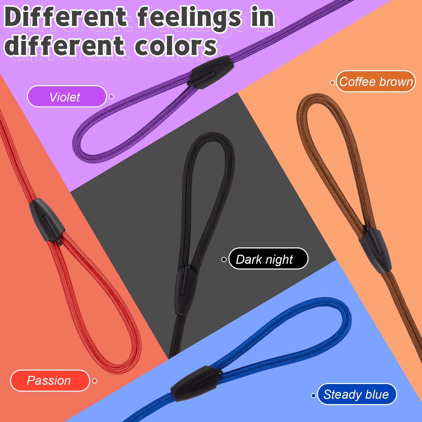 11 - Piece Set! Ultra - Strong Nylon Slip Lead Dog Leashes In 11 Stunning Colors - Ideal Training Leashes For All - Sized Dogs!