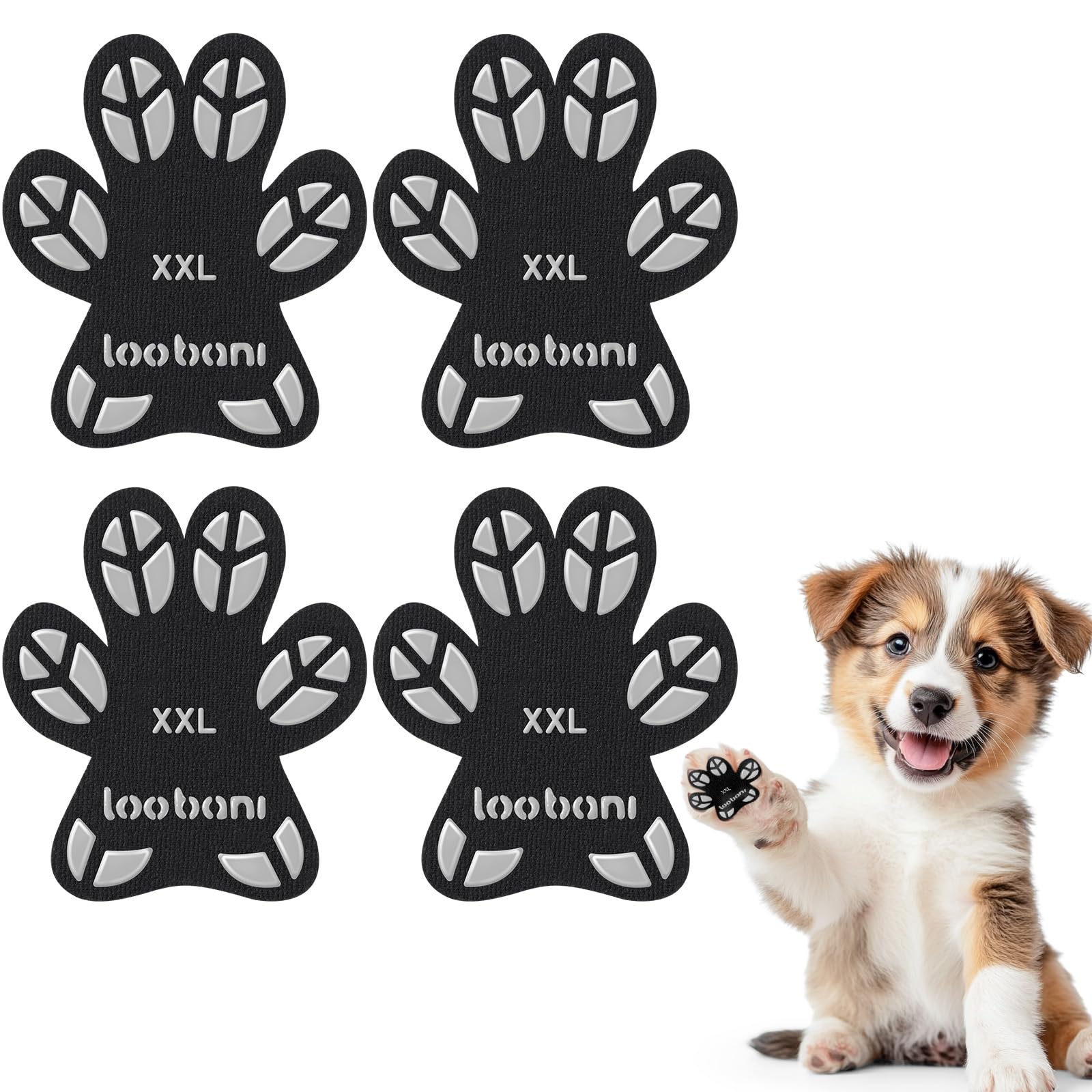 Dog Paw Protector For Senior Dogs - Anti-Slip Dog Paw Pads For Dogs Traction On Hardwood Floors, Paw Grips Stickers With Stronge