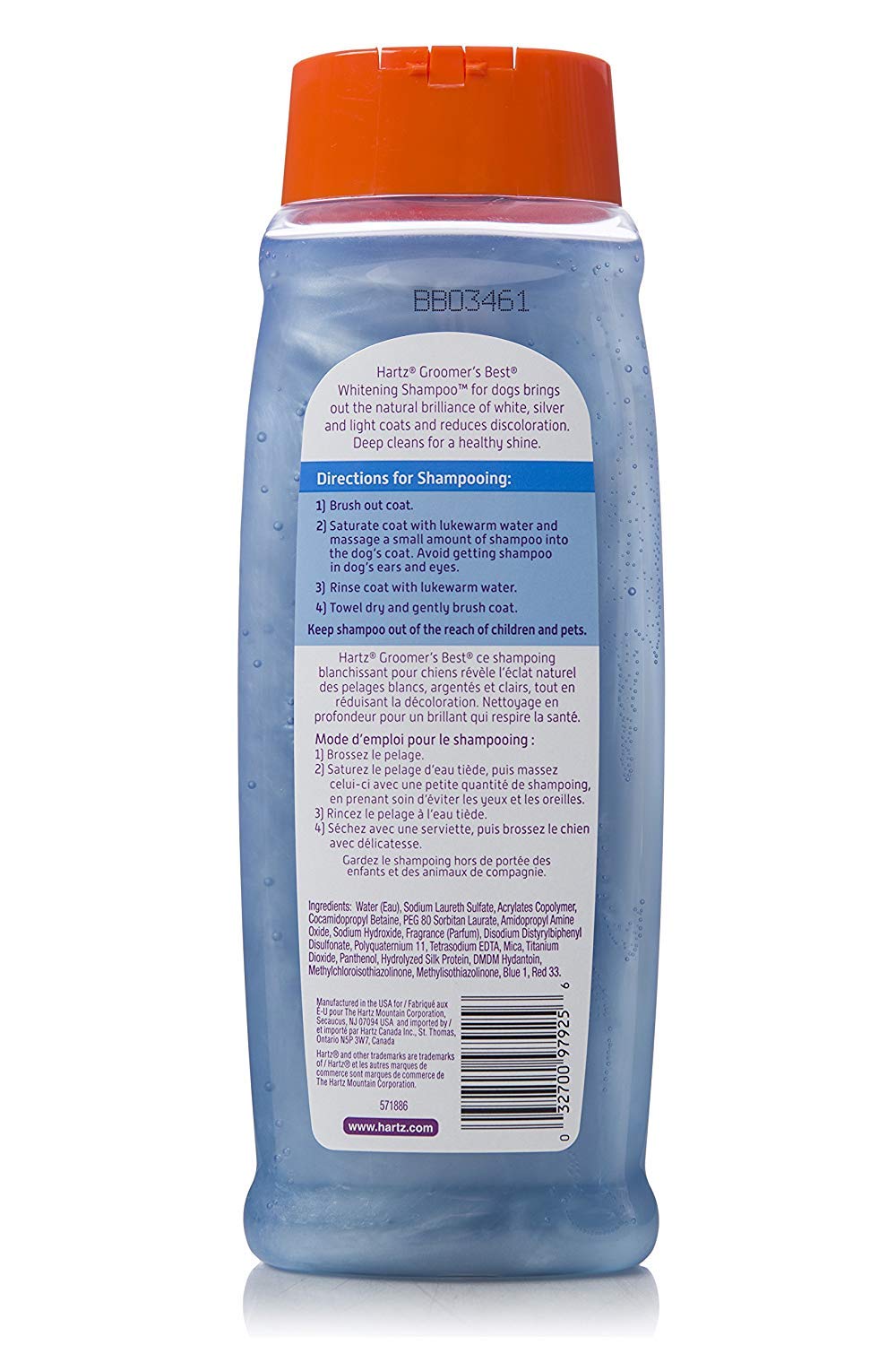 Hartz Groomer'S Best Whitening Dog Shampoo, 18 Ounce Bottle