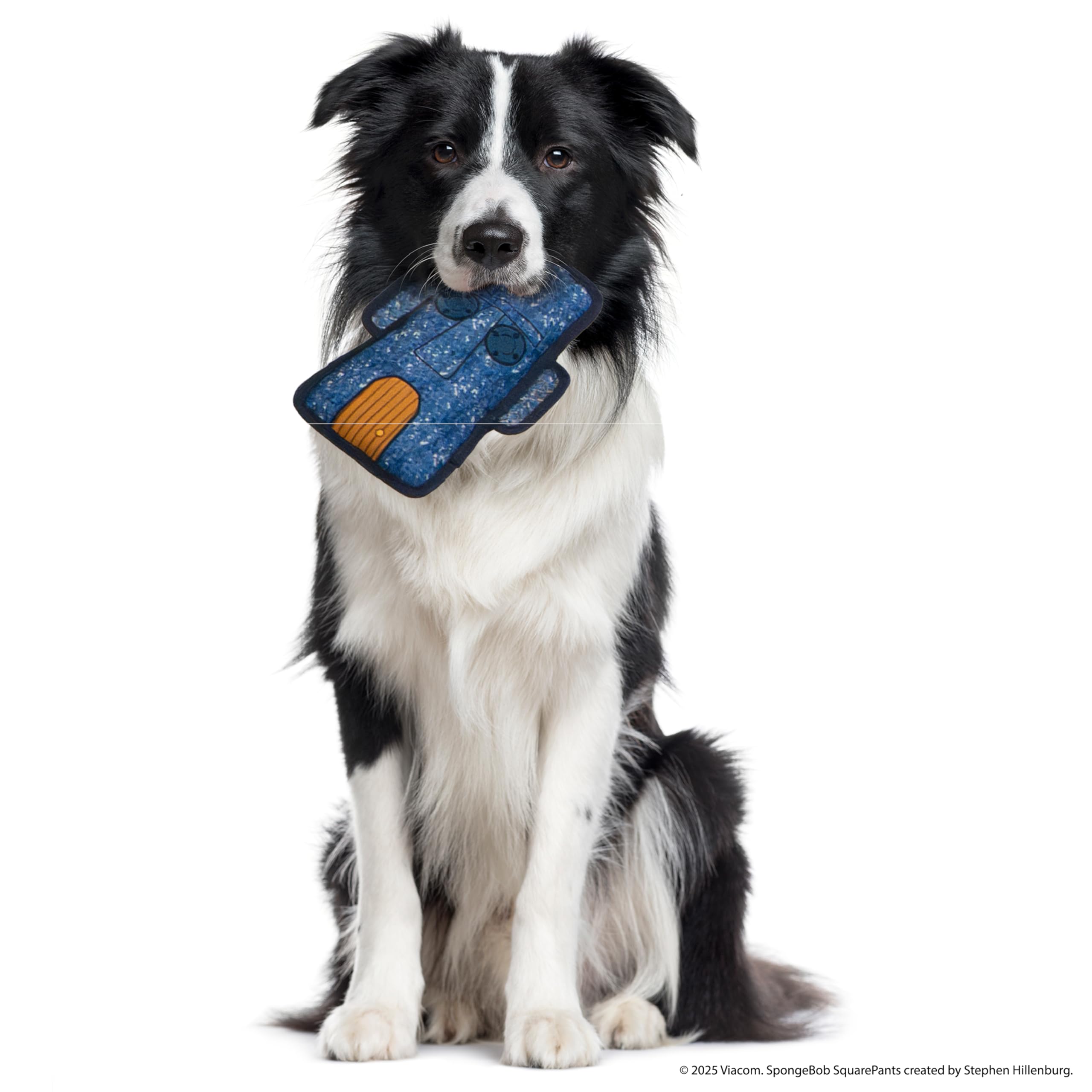 Design Lab, Inc. Spongebob Squarepants Official Merchandise | Squeaky Plush Dog Toys | 2-Pack Squidward & Tiki Dog Toys With Squ