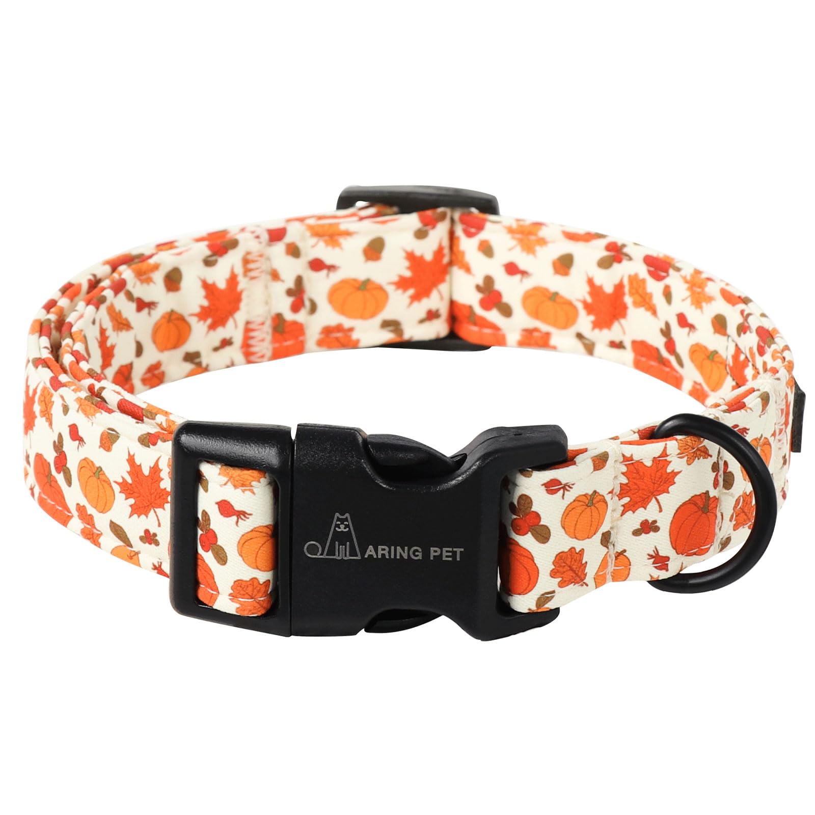 Aring Pet Fall Dog Collar-Cute Halloween Dog Collar For Small Dogs, Adjustable Pumpkin Pet Collars Puppy Collar With Quick Relea