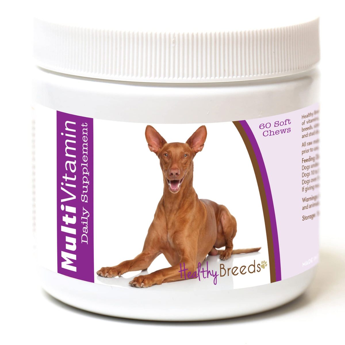 Healthy Breeds Pharaoh Hound Multi-Vitamin Soft Chews 60 Count