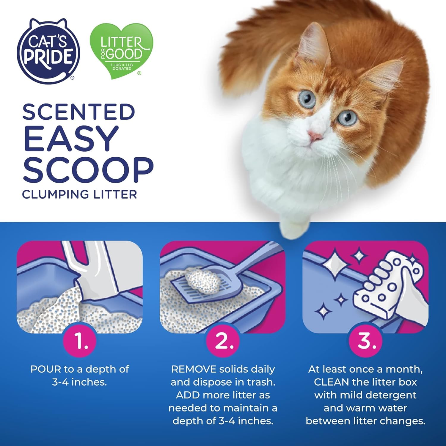 CatS Pride Fresh And Clean Scent Cat Litter 10 Lb.