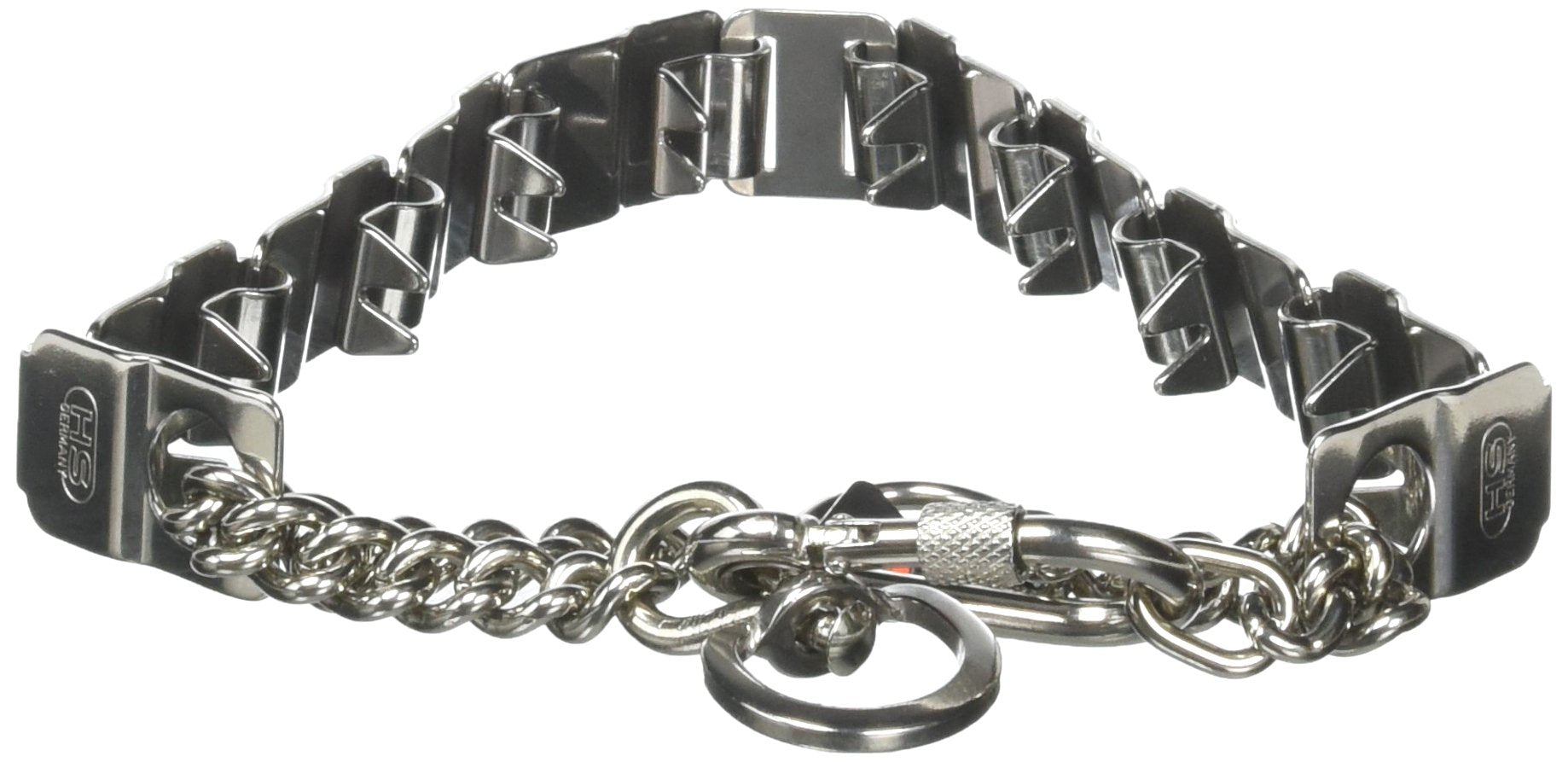 Herm Sprenger 19" Neck-Tech Martingale Collar, Stainless Steel, One Size, Silver, Model PSI-50153-19