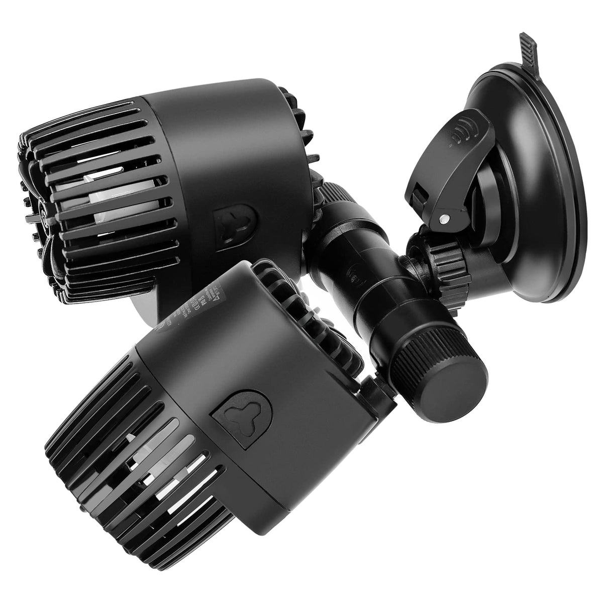 Aqqa Aquarium Wave Maker,8W/12W/20W/25W Suction Cup Fish Tank Double Powerhead Pump,110V/60Hz Ultra Quiet Submersible Circulatio