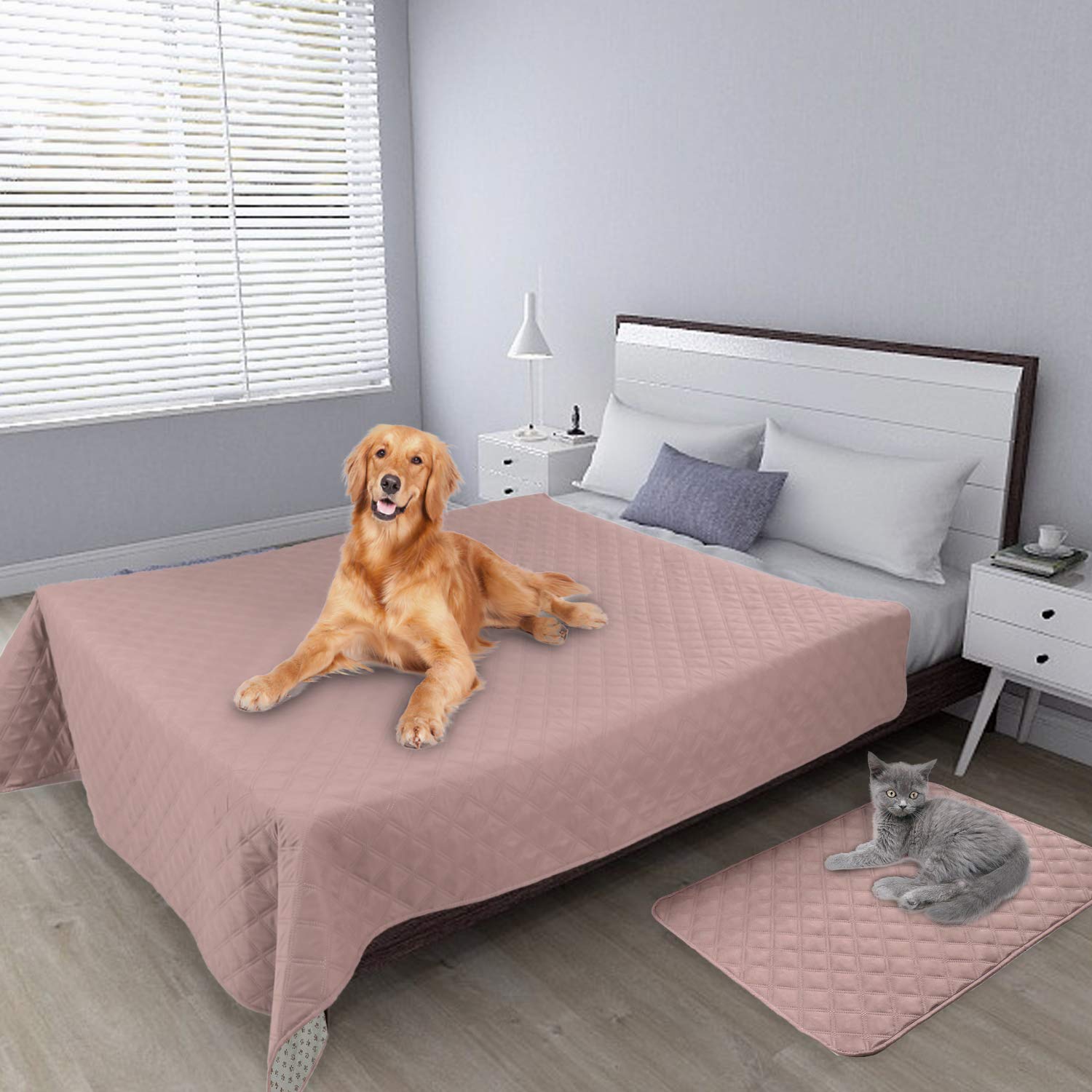 Easy-Going 100% Waterproof Dog Bed Cover, Non-Slip Pet Blanket For Furniture, Washable Couch Cover, Repleasement Sofa Cover (120